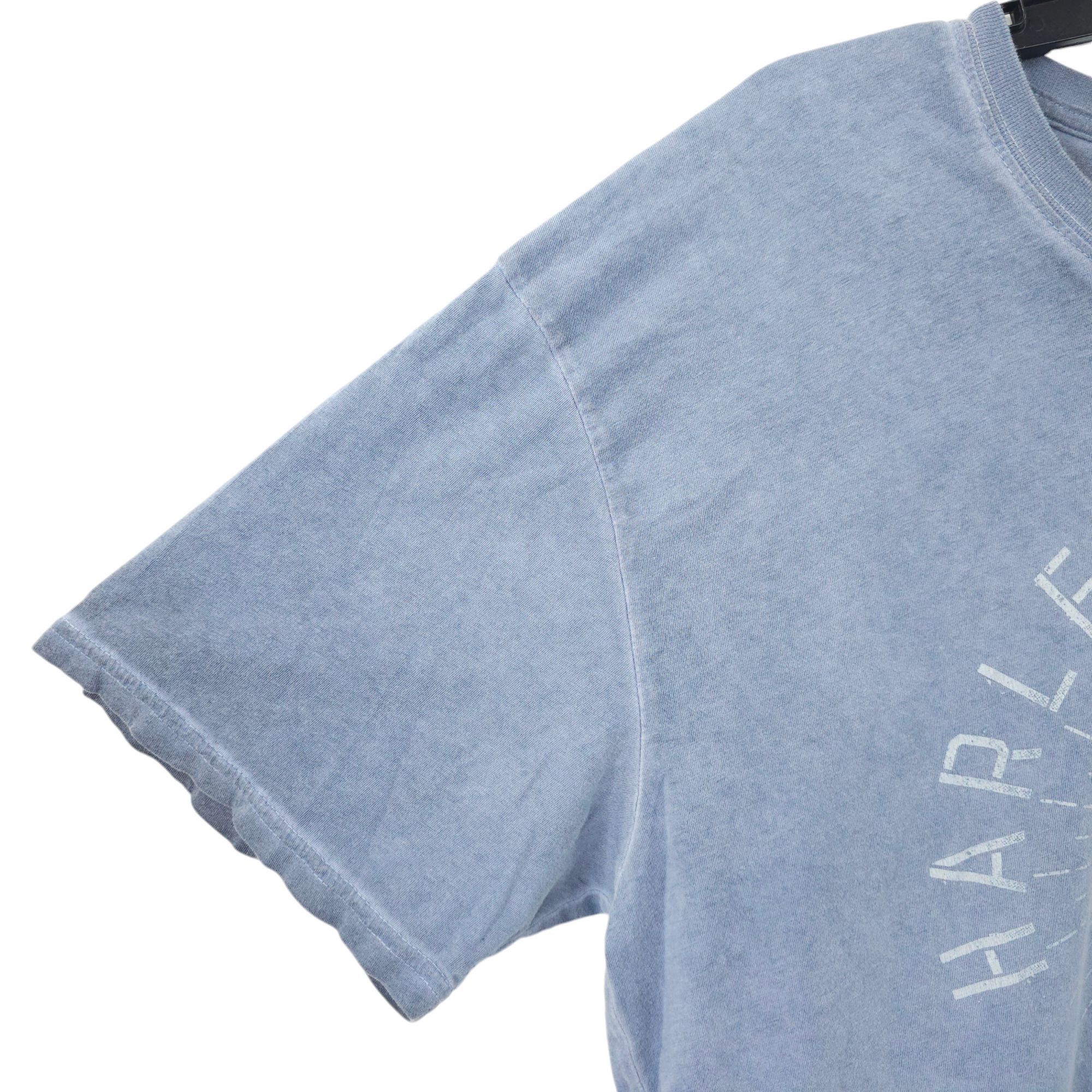 Harley Davidson Harley Davidson T Shirt Mens XL Double Sided Light Gray Size US XL / EU 56 / 4 - 16 Thumbnail
