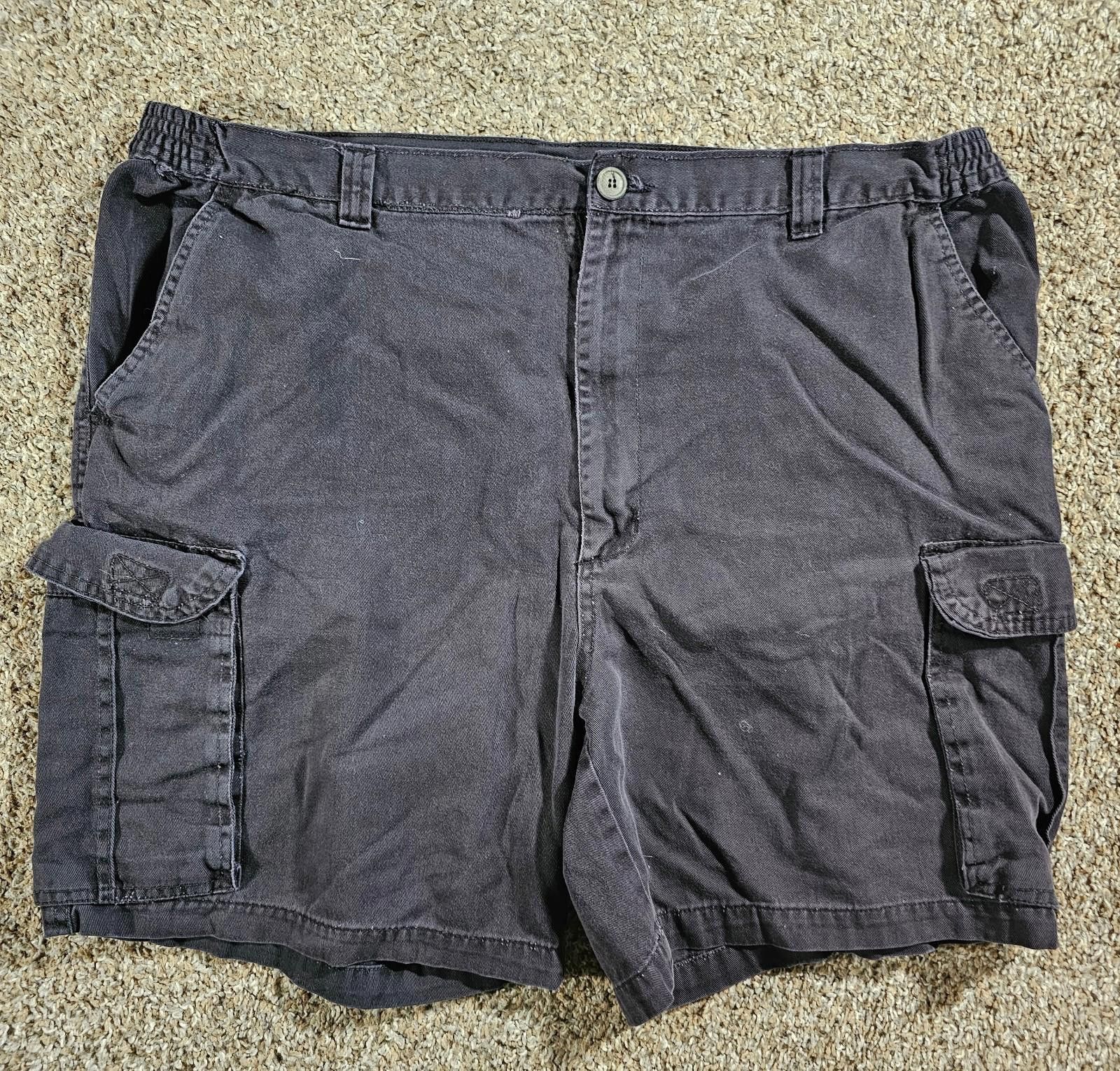 Other King Size Men's Denim Cargo Shorts Size 44 Black Size US 44 / EU 60 - 1 Thumbnail