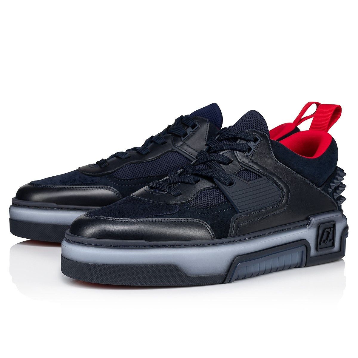 Christian Louboutin o1bcso1str0825 Astroloubi Saharienne Smoke in Navy Blue Size US 10 / IT 40 - 2 Thumbnail