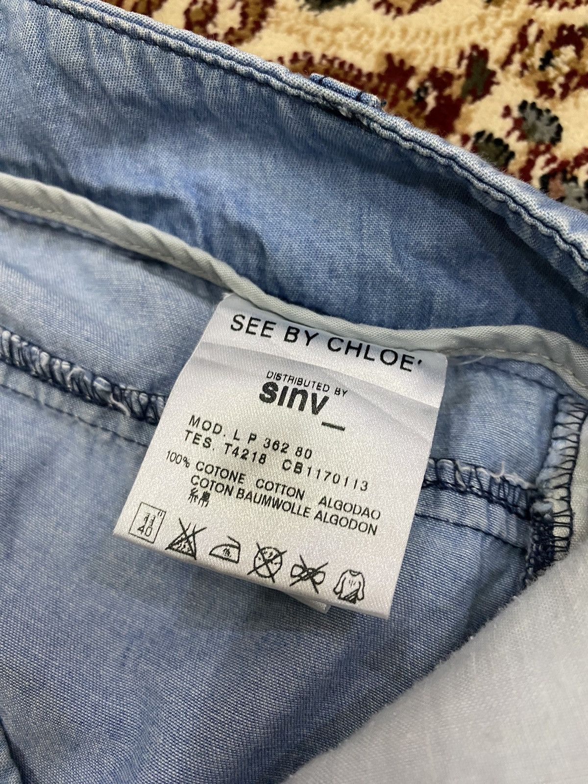 See by Chloe See by Chloe Wide Leg Jean Size 27" / US 4 / IT 40 - 14 Thumbnail