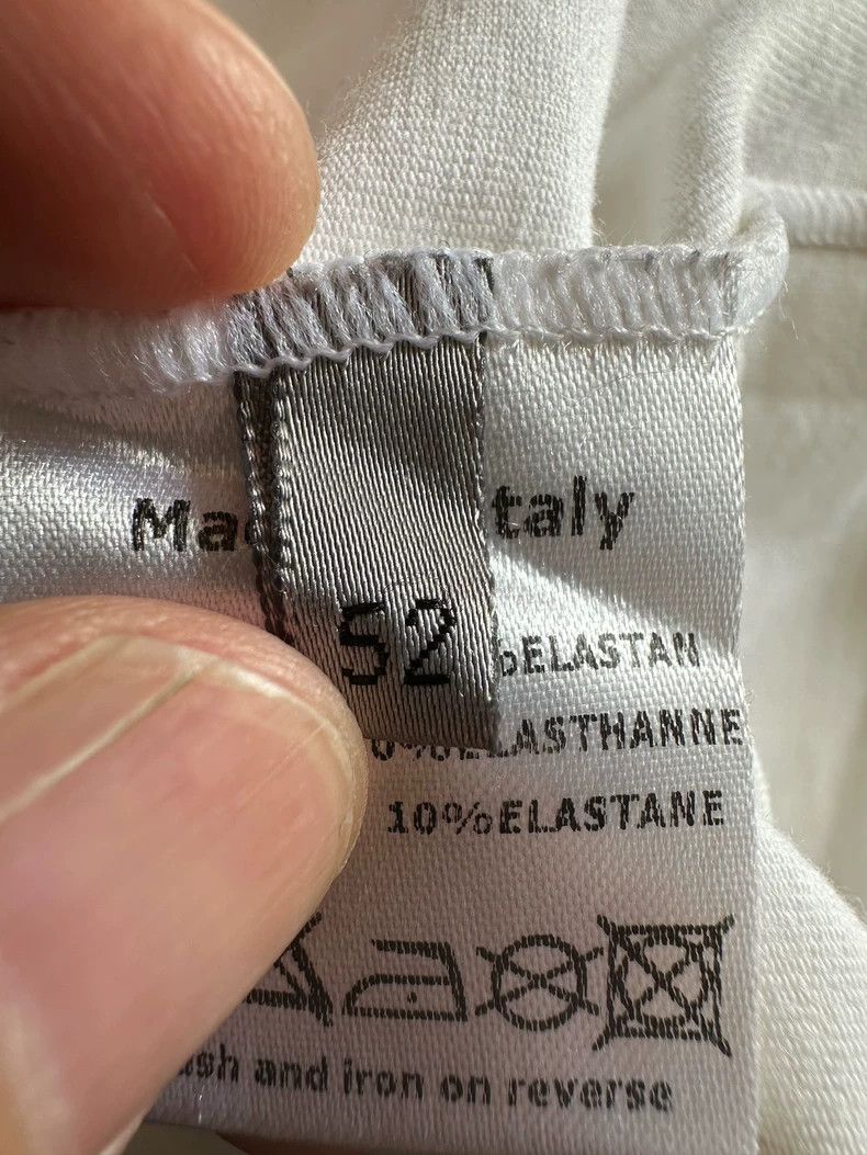 Dior Dior White small letter logo men's short sleeves 2501-Nexta Size US L / EU 52-54 / 3 - 5 Thumbnail