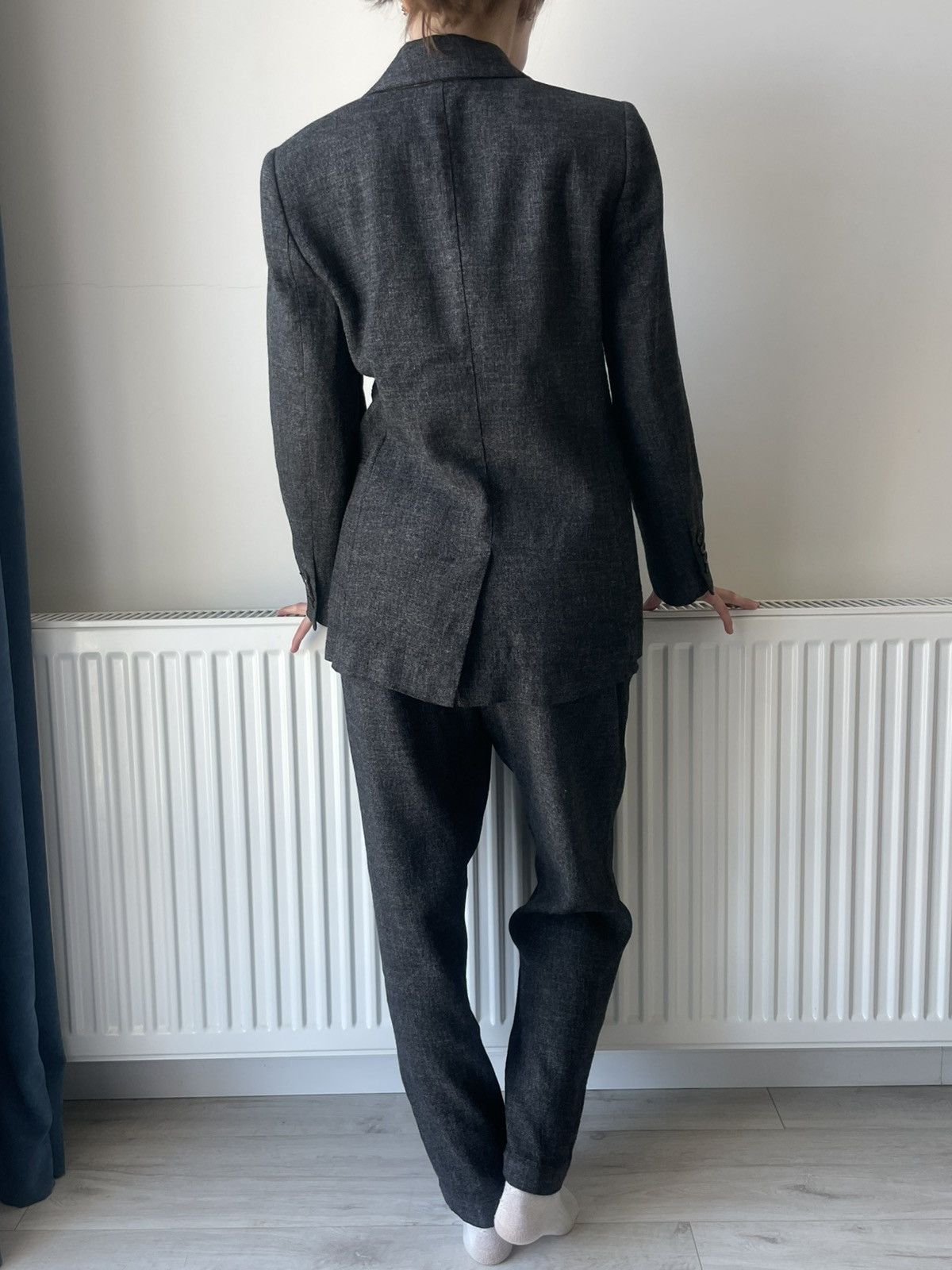 Brunello Cucinelli Brunello Cucinelli Gray Suits Luxury 36 Size Size XS / US 0-2 / IT 36-38 - 4 Thumbnail