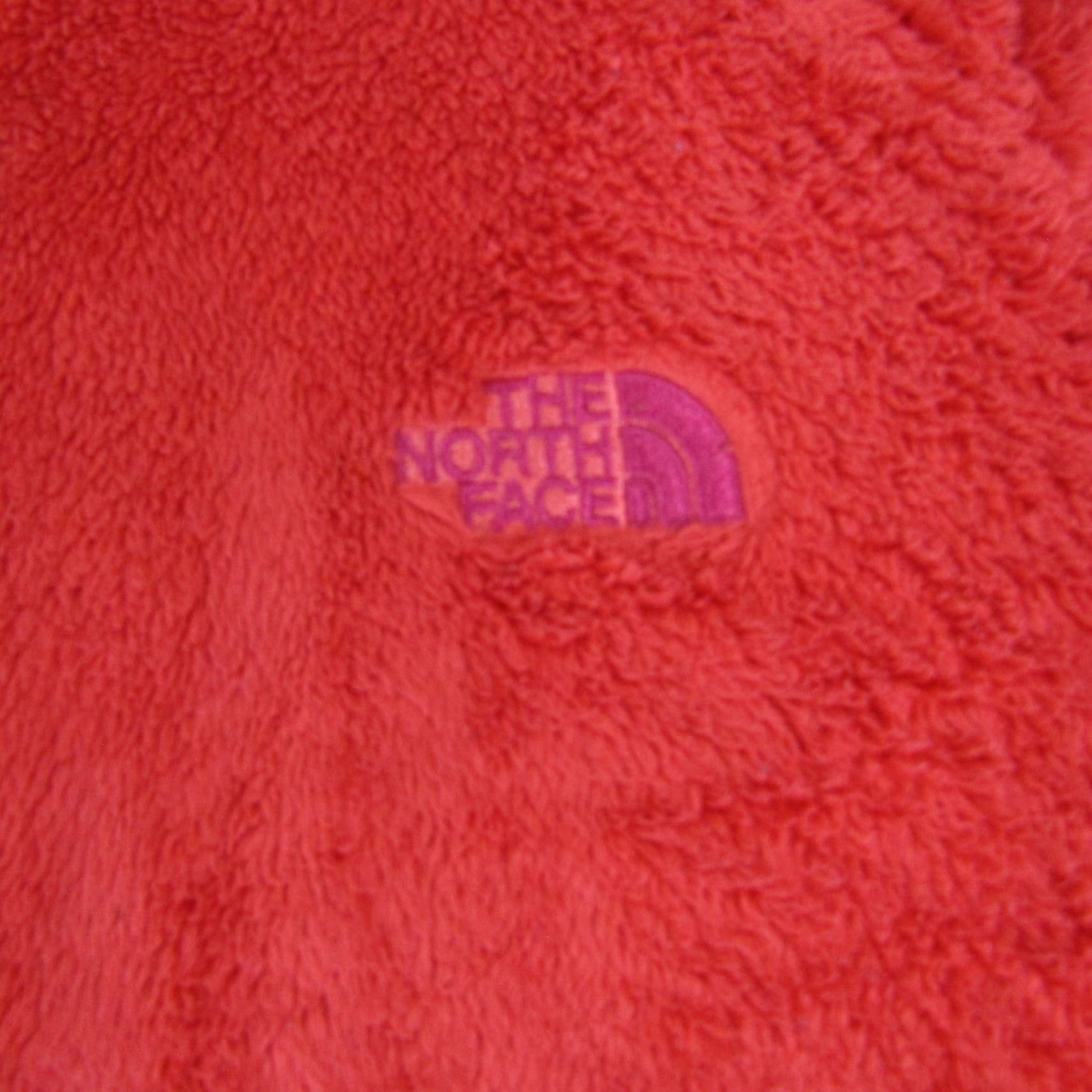The North Face VINTAGE The North Face Jacket Womens M Red Fleece Teddy Zip Up Pockets Zipper Outdoor Casual Travel Size M / US 6-8 / IT 42-44 - 3 Thumbnail