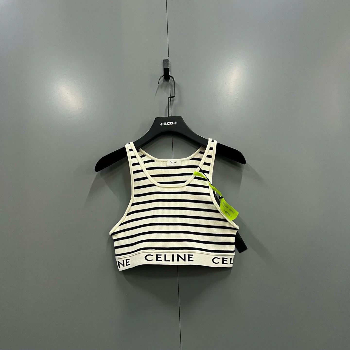 Celine celine striped logo tank top Size ONE SIZE - 1 Thumbnail