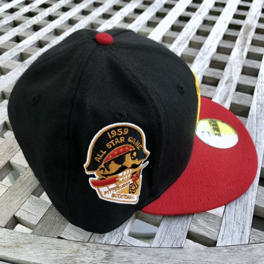 New Era Pittsburgh Pirates ASG Patch Exclusive Fitted Wool Hat 7 1/8 Size ONE SIZE - 3 Thumbnail