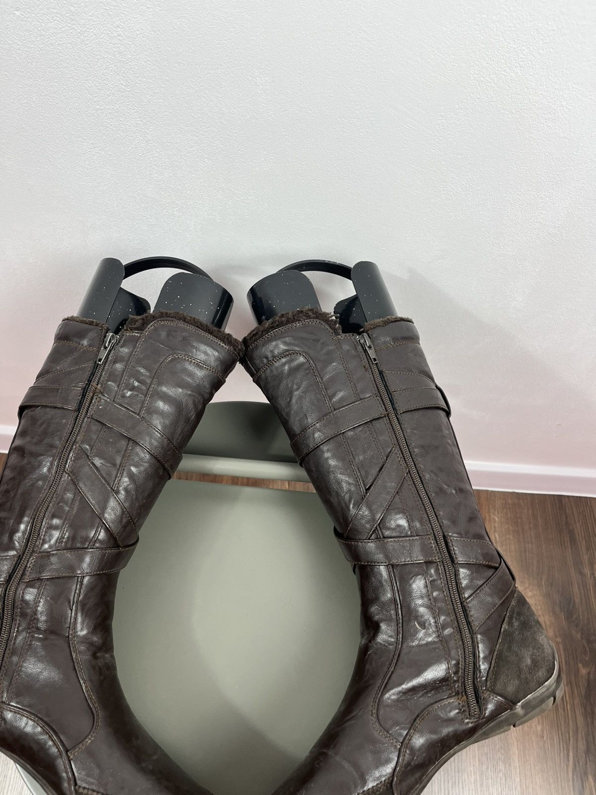 Other Dockers Brown Faux Leather Riding Boots Size 40 Size US 9.5 / IT 39.5 - 13 Thumbnail