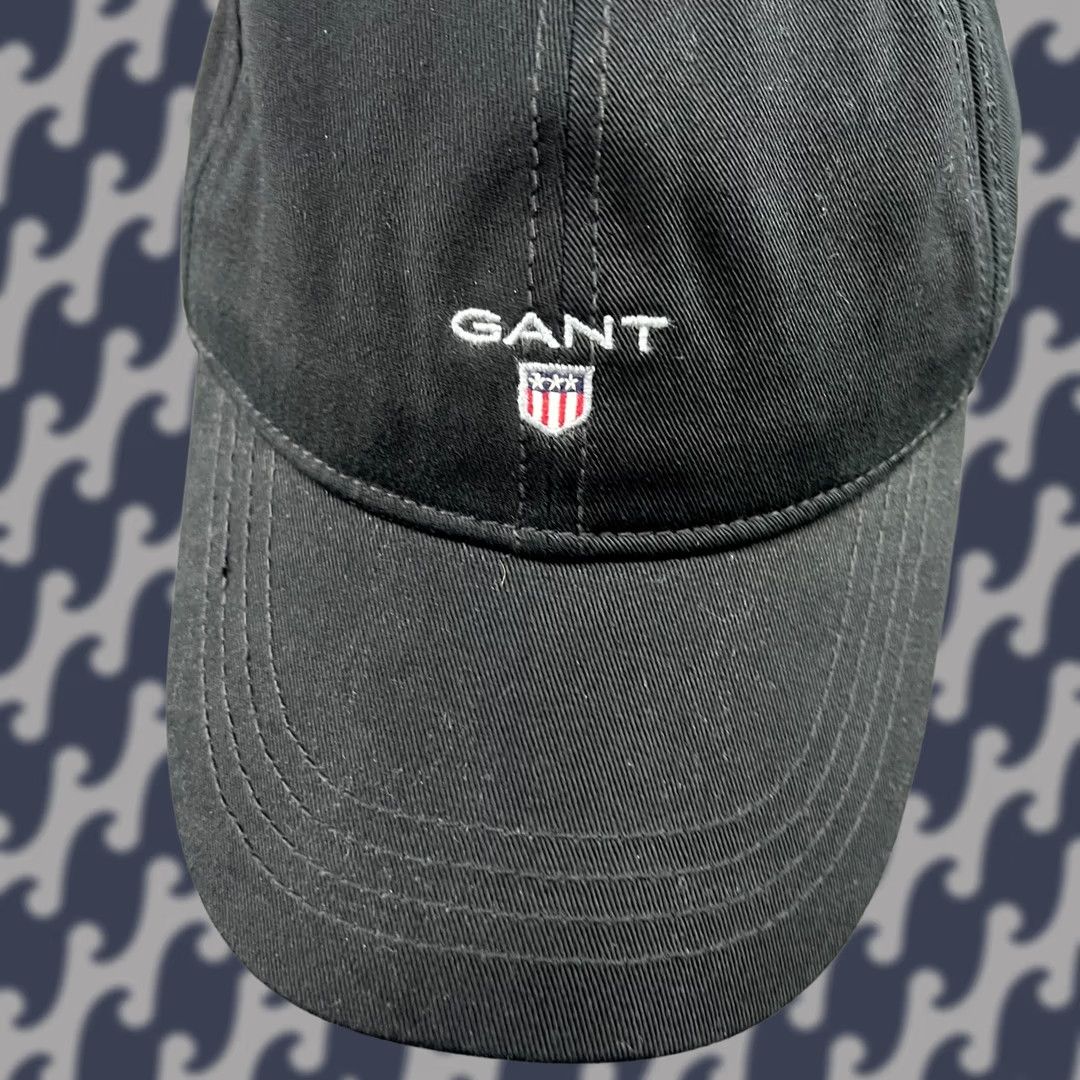Gant GANT USA Cap One Size Black OS Cotton Adjustable Baseball Cap Unisex Adults Size ONE SIZE - 1 Thumbnail