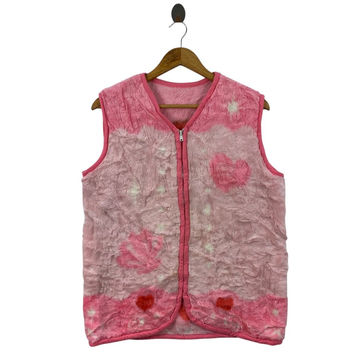 Disney The Little Mermaid DISNEY Cartoon Big Logo Flece Vest Jacket Size M / US 6-8 / IT 42-44 - 1 Thumbnail