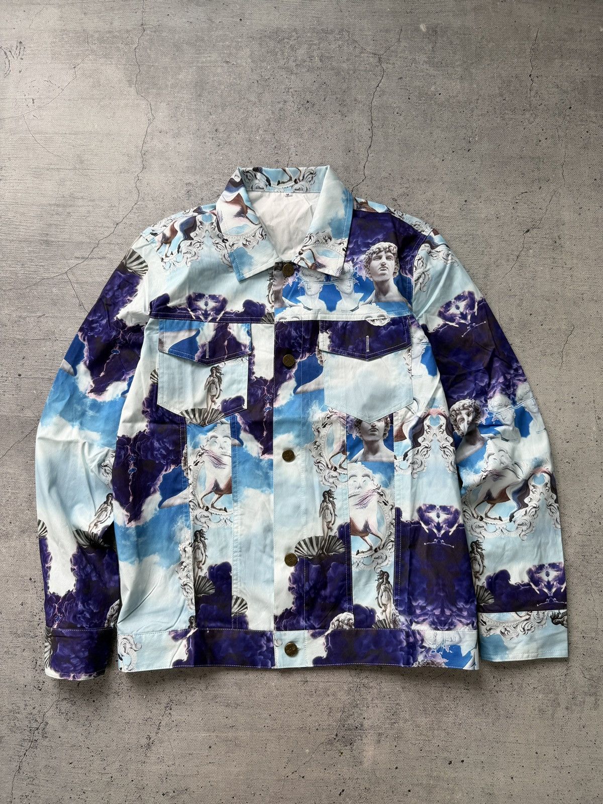 Nike Vintage over print statue of liberty Y2K Jacket Size US M / EU 48-50 / 2 - 1 Thumbnail