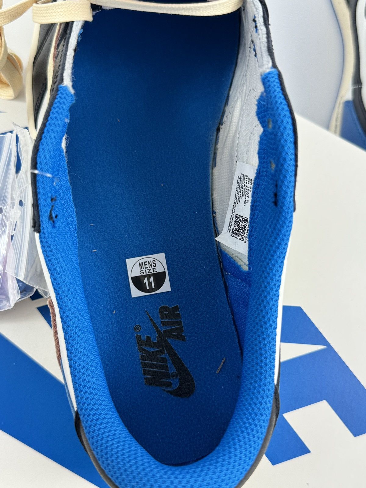 Nike × Travis Scott JORDAN 1 RETRO LOW FRAGMENT X TRAVIS SCOTT SNEAKERS Size US 11 / EU 44 - 14 Thumbnail