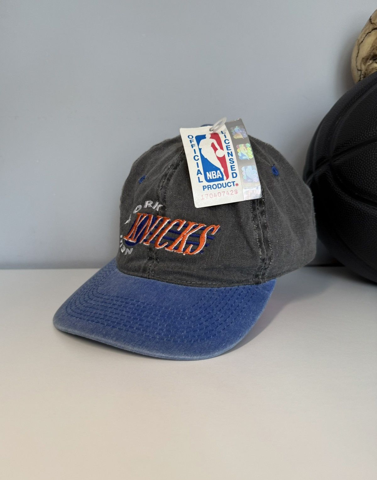 Vintage BNWT 90’s New York Knicks NBA Licensed Cap Hat One Size Size ONE SIZE - 1 Thumbnail