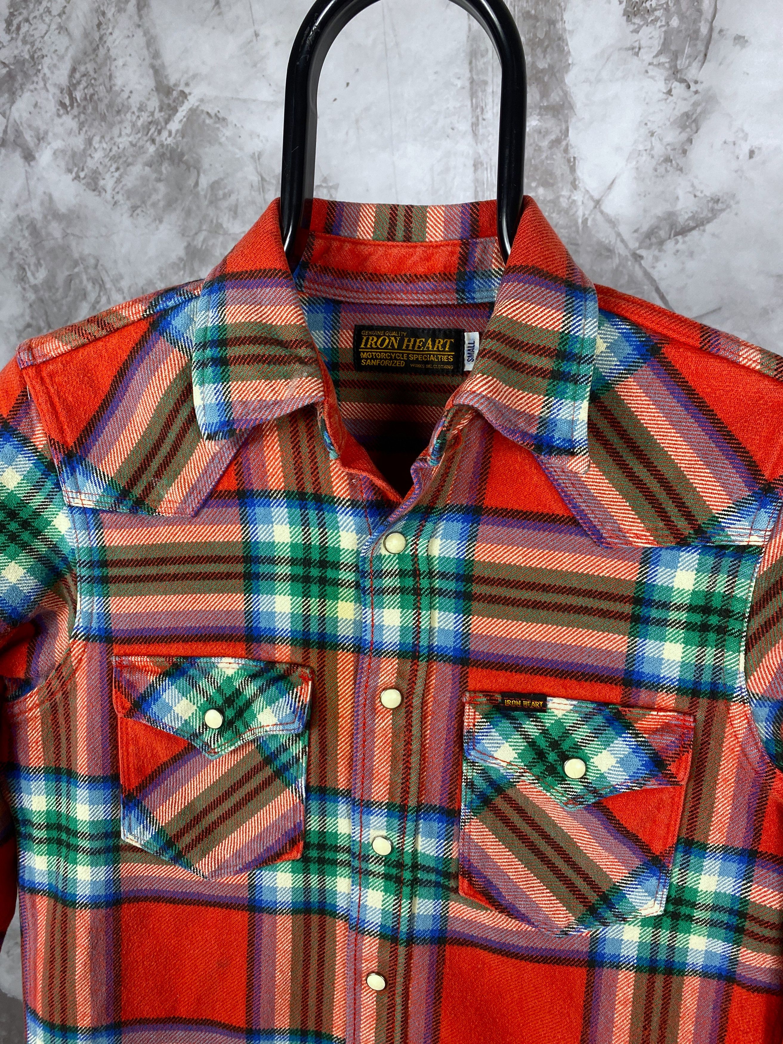 Iron Heart Iron heart red checked flannel shirt Size US S / EU 44-46 / 1 - 8 Thumbnail
