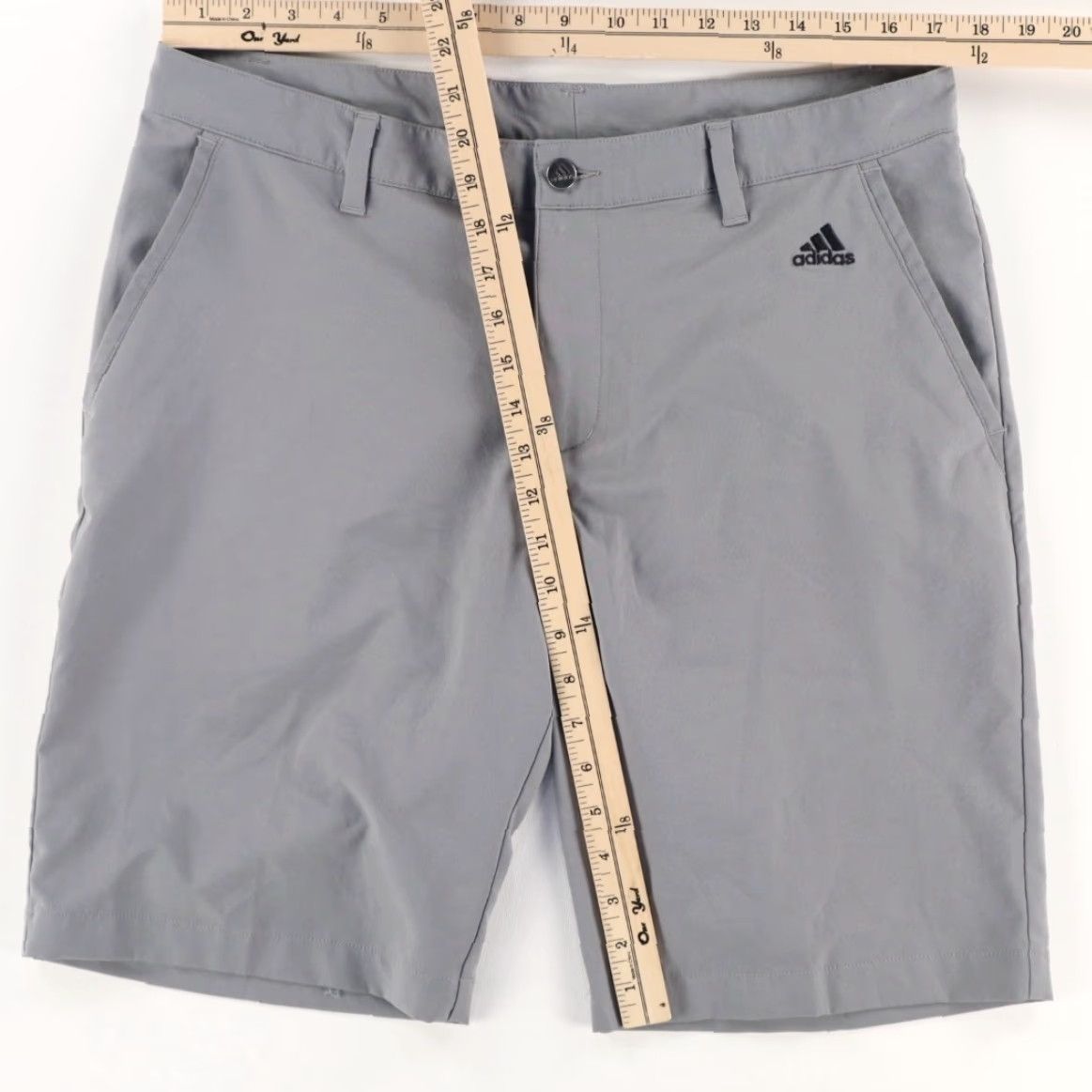 Adidas Adidas Polyester Microfiber Golf Shorts Gray Men's 34 Size US 34 / EU 50 - 3 Thumbnail