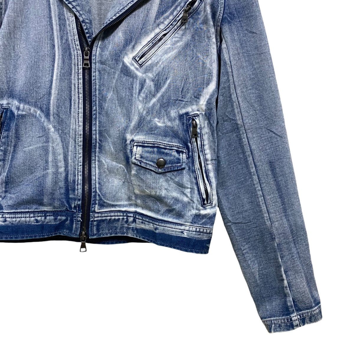 GOSTAR DE FUGA CavariA Denim Double Collar Jacket Size US M / EU 48-50 / 2 - 6 Thumbnail
