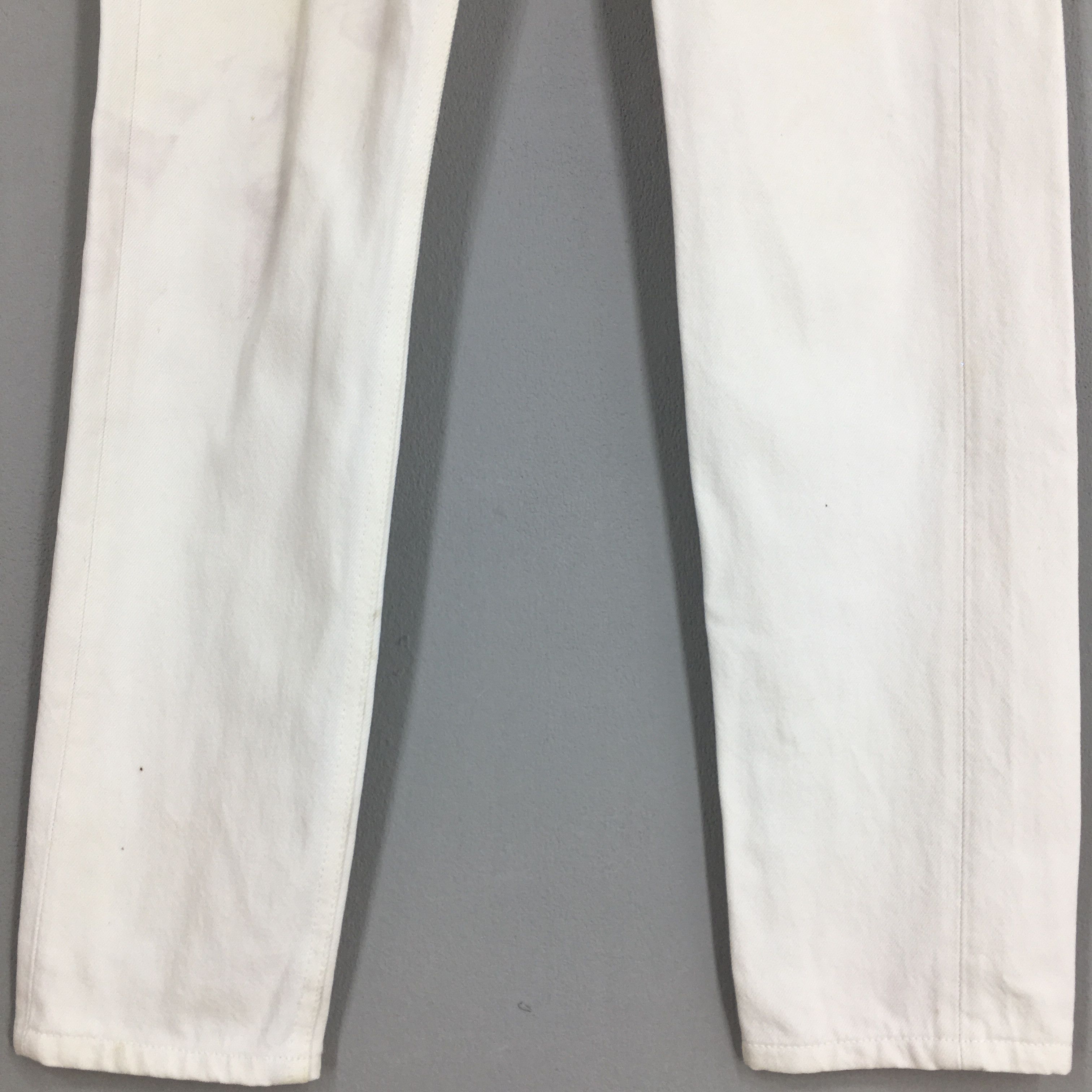 Levi's Size 30x30 Vintage 90s Levi's 501 White Dirty Jeans S1789 Size US 30 / EU 46 - 4 Thumbnail