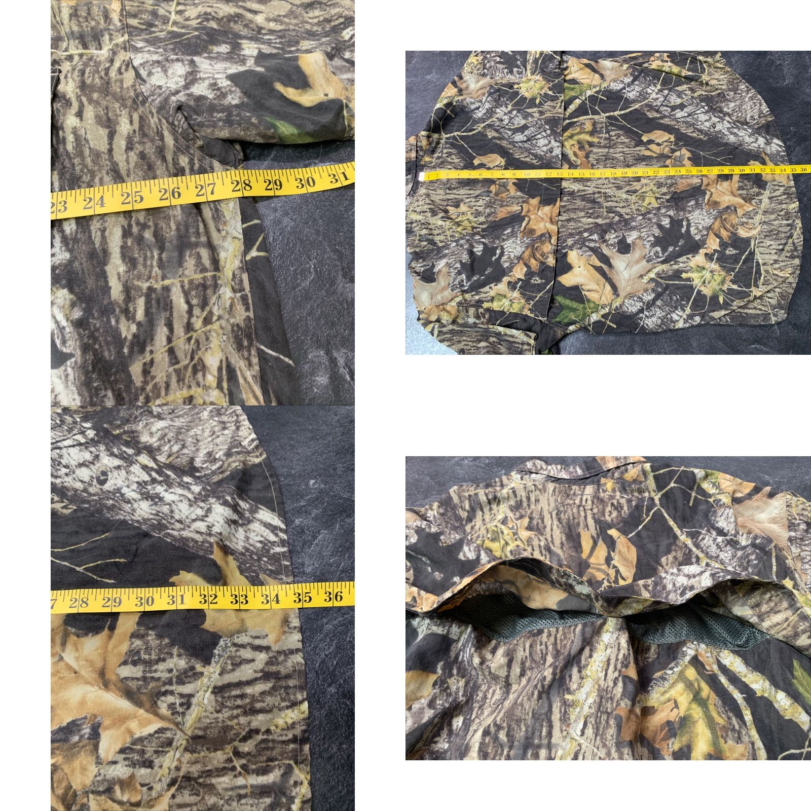 Vintage Mossy Oak Camouflage Short Sleeve Button Up Shirt Mens 2XL Size US XXL / EU 58 / 5 - 8 Thumbnail