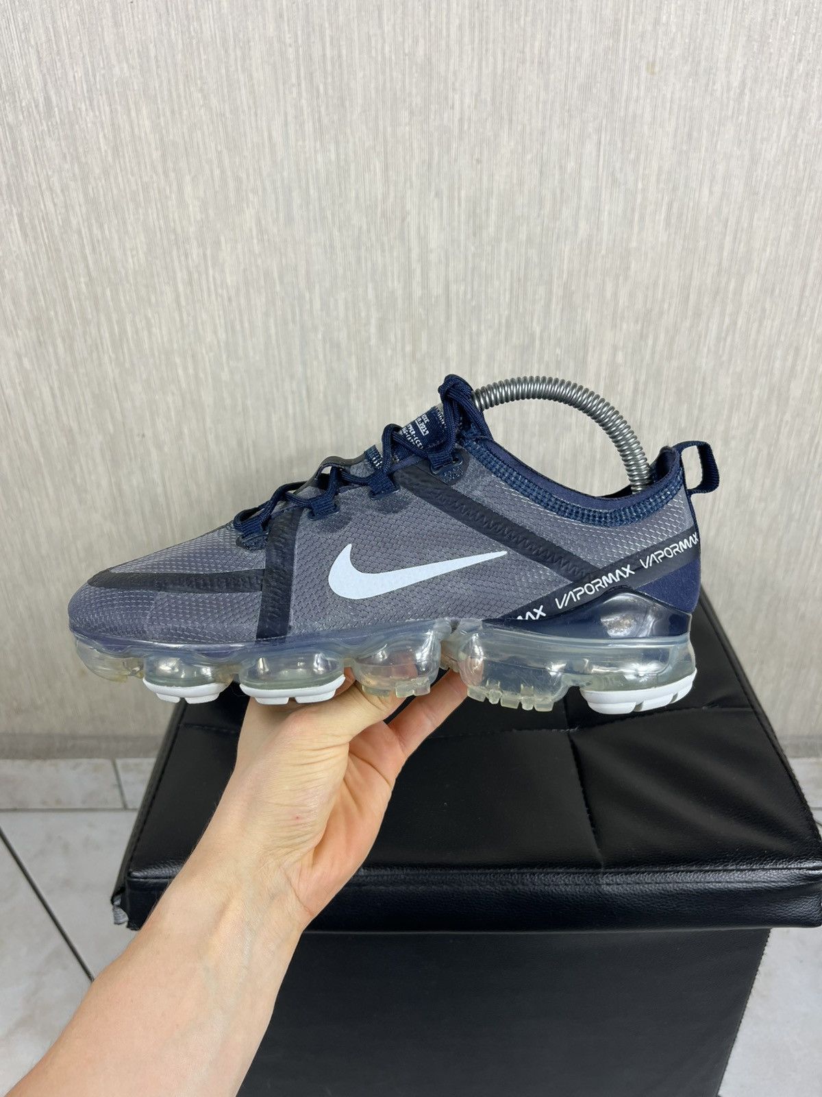 Nike Nike air vapormax 2019 obsidian pure platinum sneakers shoes Size US 7 / EU 40 - 14 Thumbnail