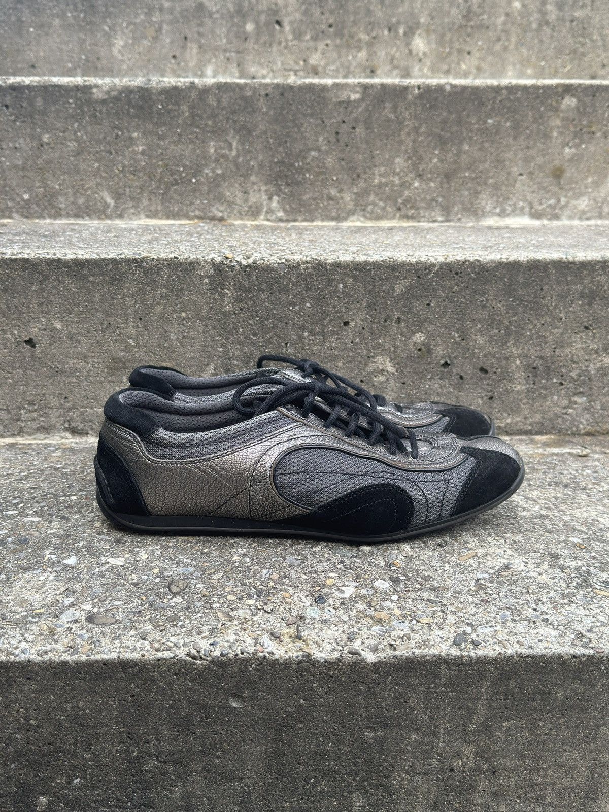 Prada Monte Carlo Black Grey Silver