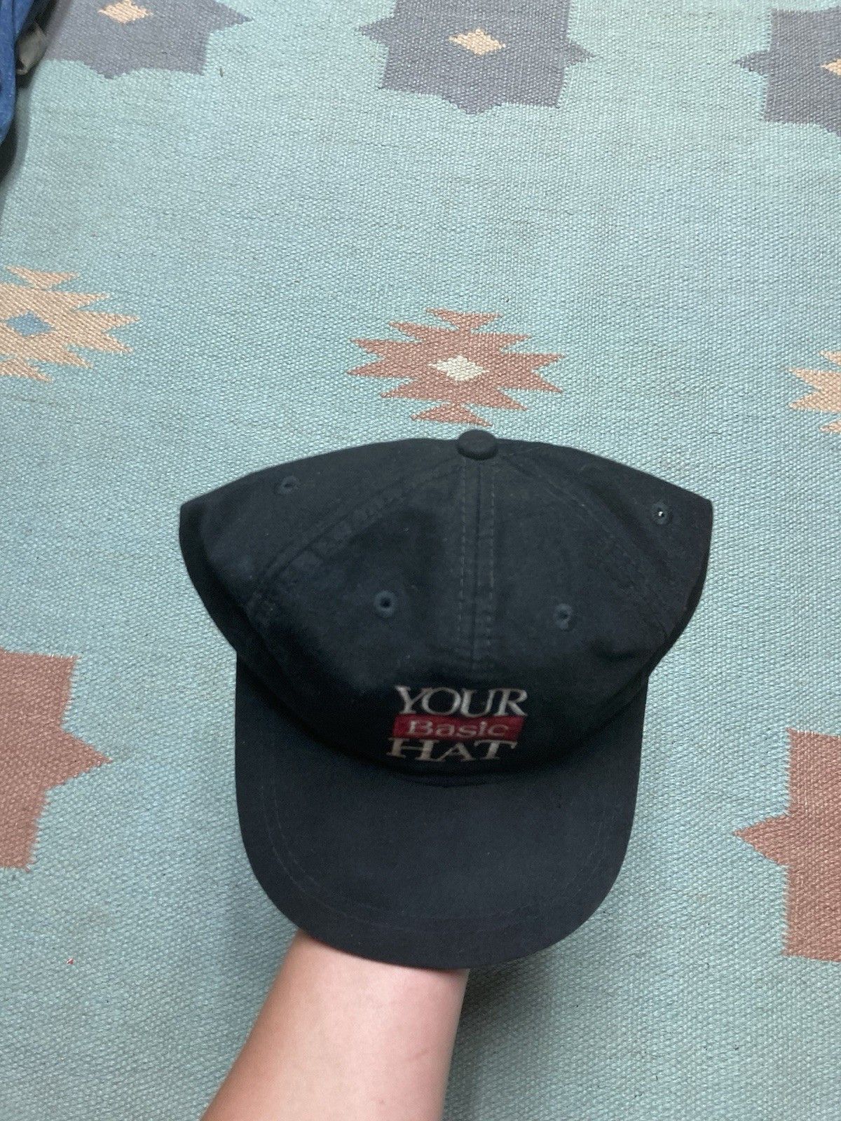 Vintage SnapBack hat your basic hat hot topic 90s y2k funny novelty Size ONE SIZE - 3 Thumbnail