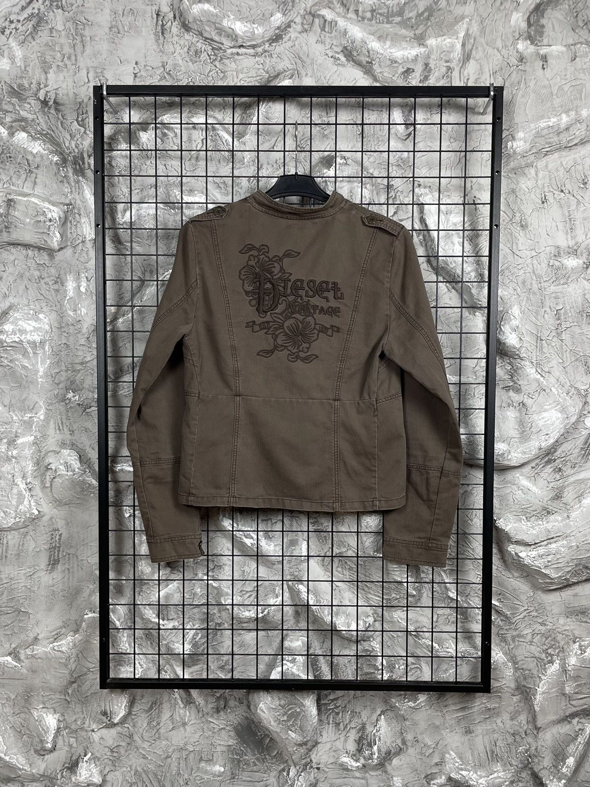 Diesel 2000s Diesel Archive Rare U2K Jacket Big Logo Japanese Vibe Size US S / EU 44-46 / 1 - 1 Thumbnail