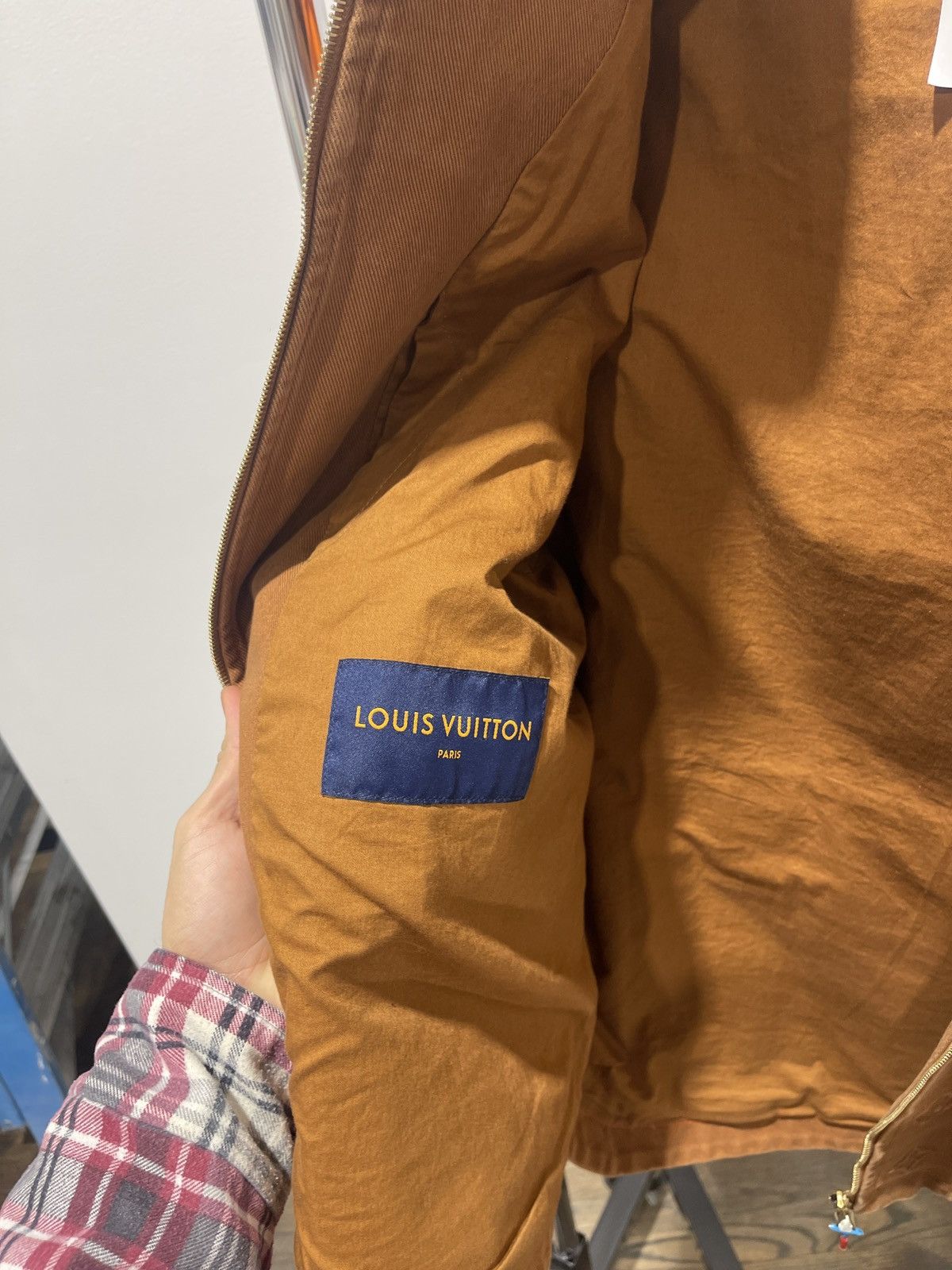 Louis Vuitton Louis Vuitton Carpenter Orange Brown Jacket Size US L / EU 52-54 / 3 - 13 Thumbnail