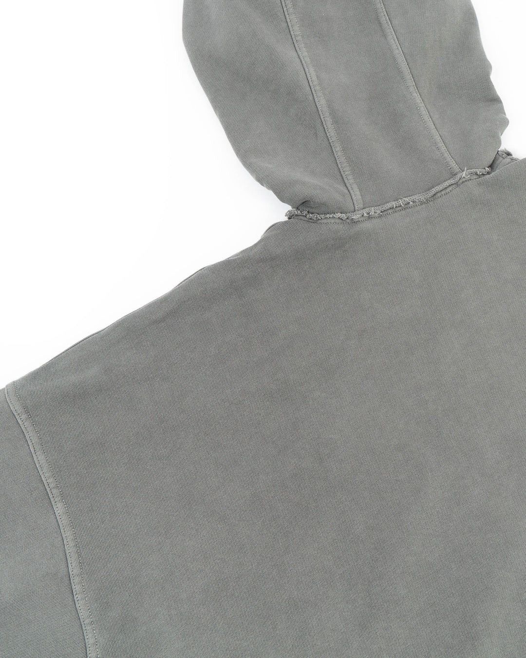 Haider Ackermann Washed Grey Distressed Double Layer Zip-Hoodie Size US L / EU 52-54 / 3 - 6 Thumbnail