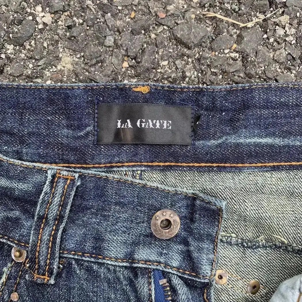 Hysteric Glamour W33 L33🔥La Gate Jeans Embroidery Denim Studded Ripped Pants Size US 33 - 8 Thumbnail