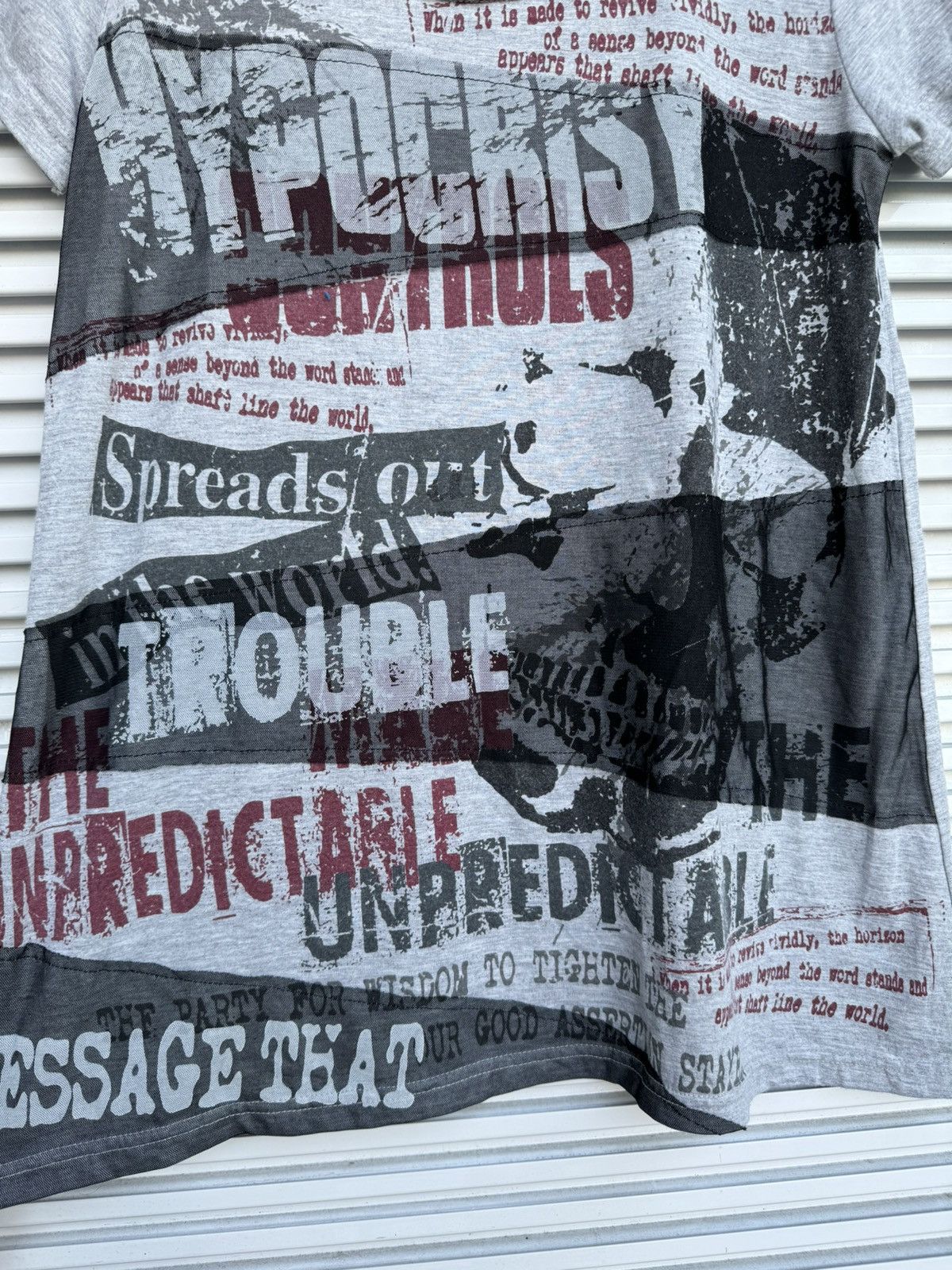 Japanese Brand Conflake Skulls Punk Poem Riot Tees Size US S / EU 44-46 / 1 - 3 Thumbnail
