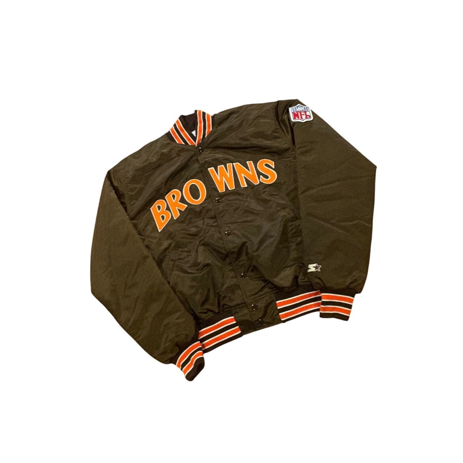 Starter Vintage 80s Starter Cleveland Browns Authentic NFL Pro Line Size US XL / EU 56 / 4 - 3 Thumbnail