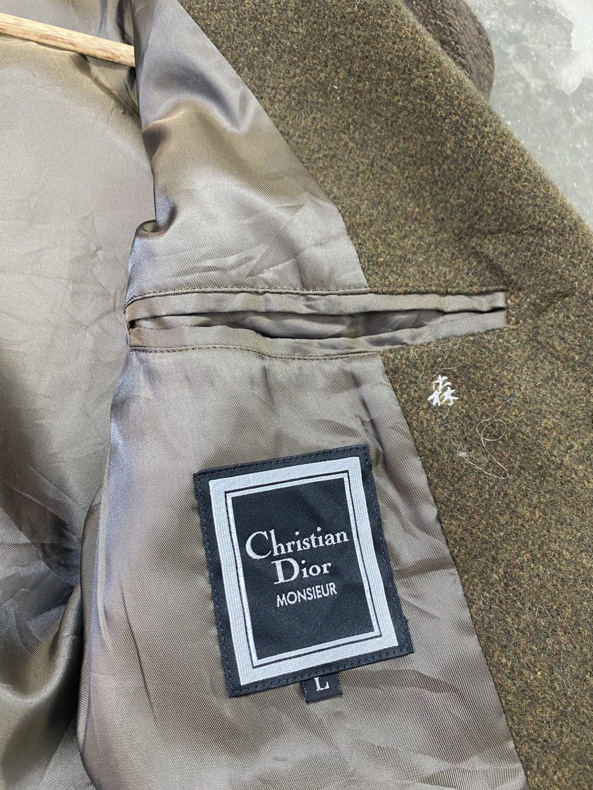 Christian Dior Monsieur Vintage 90s Christian Dior Monsieur Buttons Wool Jacket Size US L / EU 52-54 / 3 - 13 Thumbnail