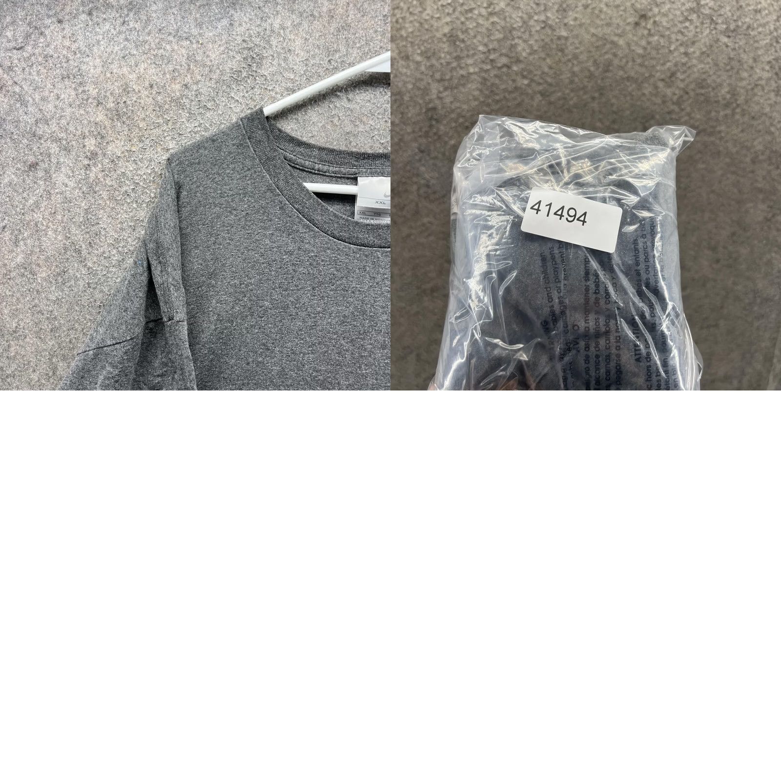 Nike Nike Shirt Mens 2XL Gray Swoosh Logo Basic Crewneck Athletic Casual Tee Size US XXL / EU 58 / 5 - 8 Thumbnail