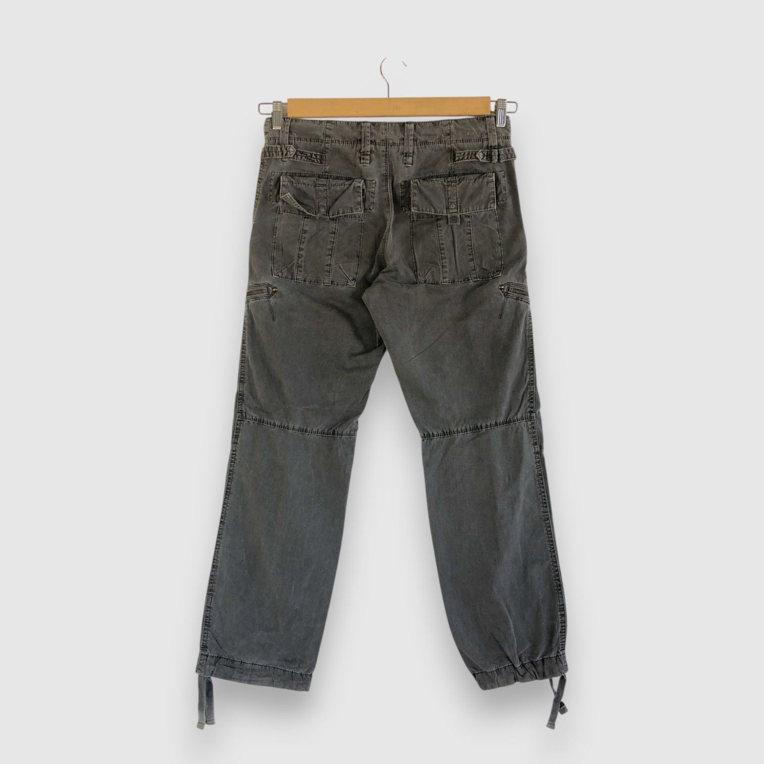 Japanese Brand Japanese Cargo Pants Multi Pockets Fatigue Utility Trousers Size US 32 / EU 48 - 2 Thumbnail