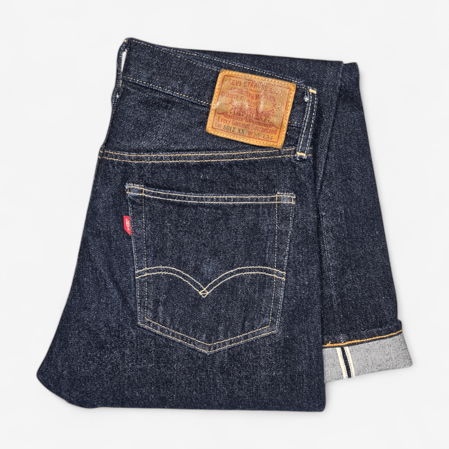 Levi's Vintage Clothing LVC Levi's Vintage Clothing 1954 501 W30L34 Selvedge Big E Size US 30 / EU 46 - 2 Thumbnail