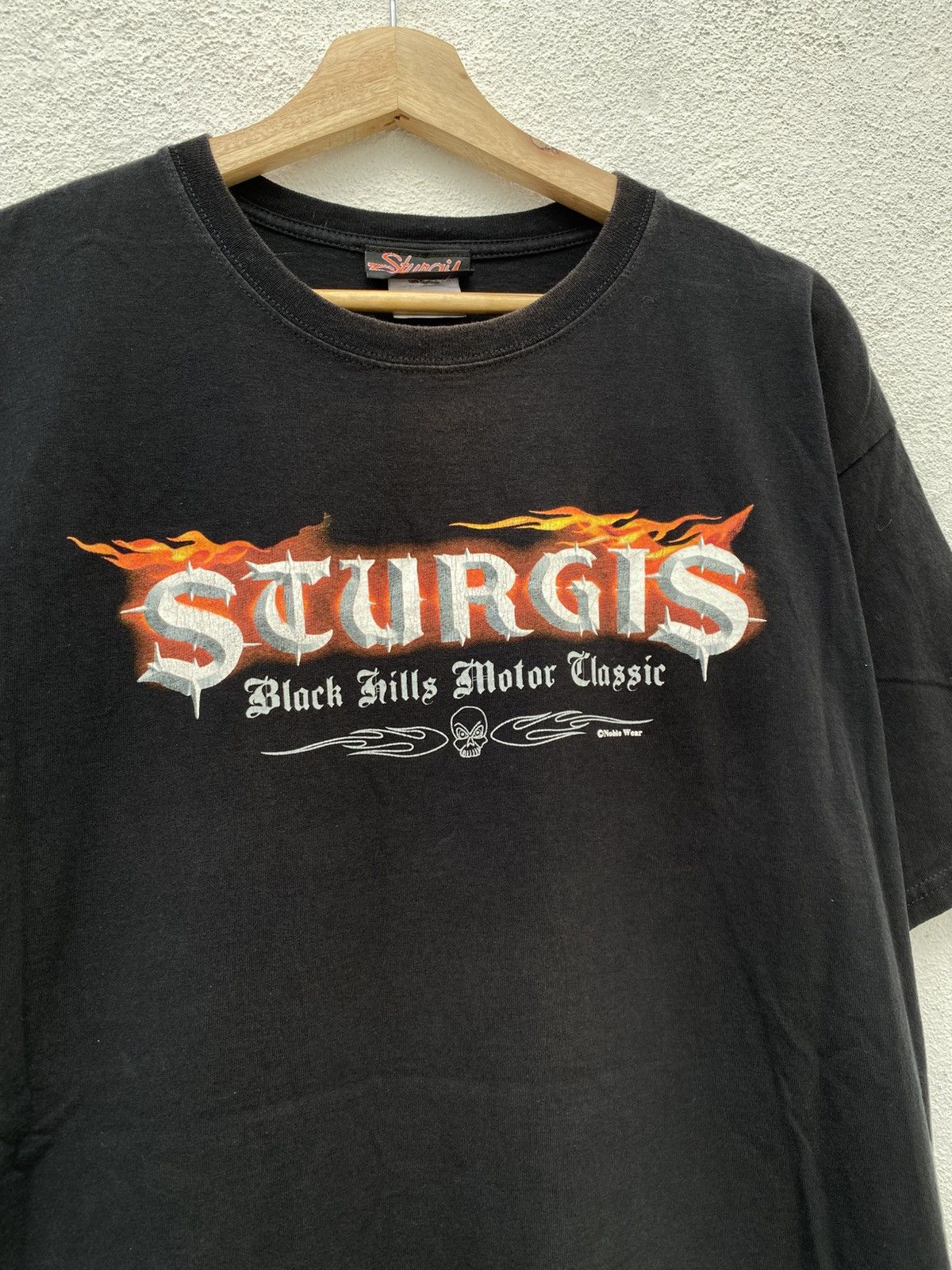 Harley Davidson Vintage Sturgis Ghost Rider Skull Flame Motorcycle Size US L / EU 52-54 / 3 - 2 Thumbnail