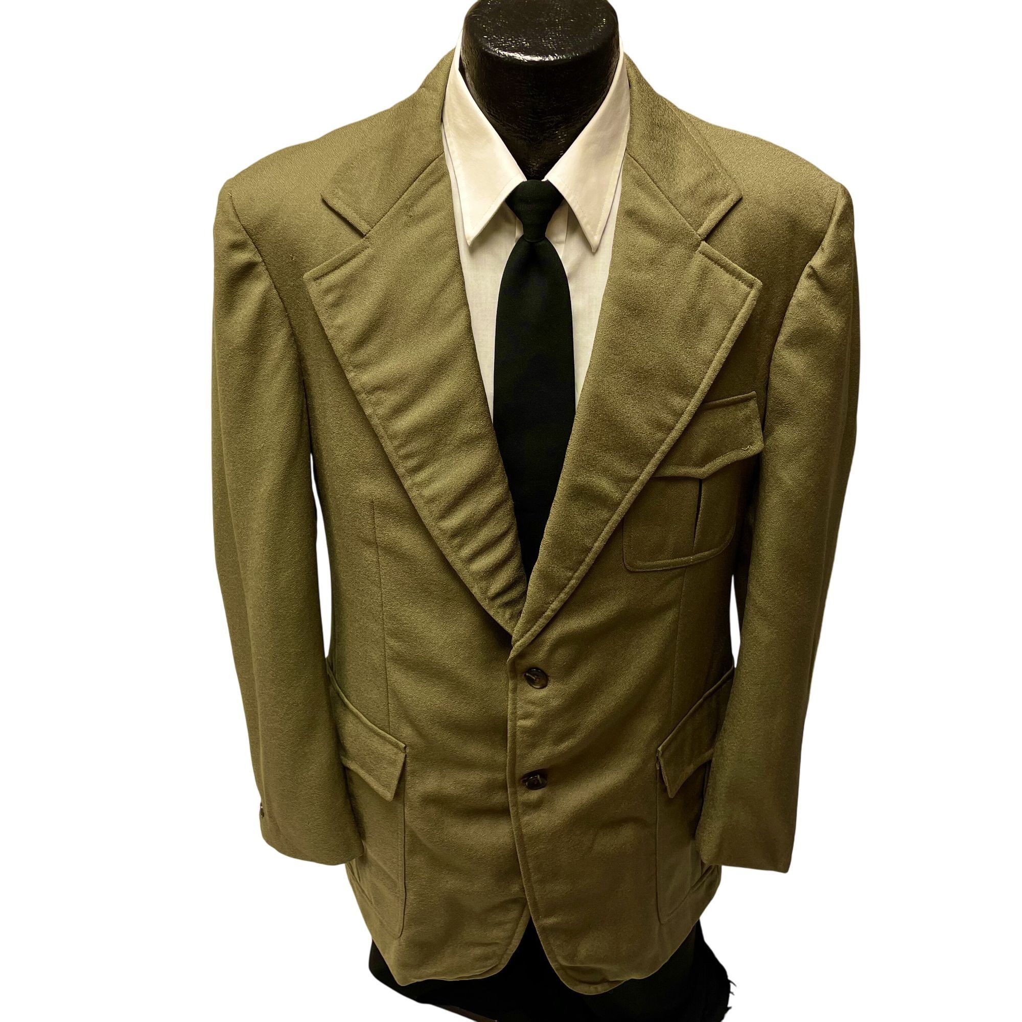 Other Vtg Shipley Sport Coat BELTED BACK Flap Pocket Jacket Size 42L - 1 Thumbnail