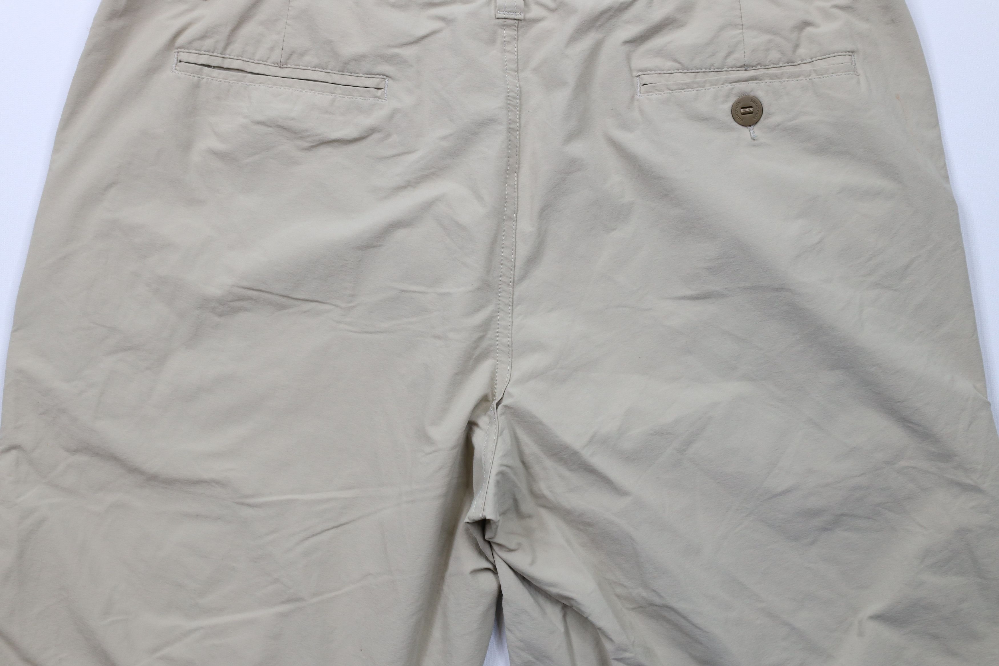 Patagonia × Vintage Patagonia Out Stretch Wavefarer Walk Shorts Beige Tan 20" Size US 36 / EU 52 - 12 Thumbnail