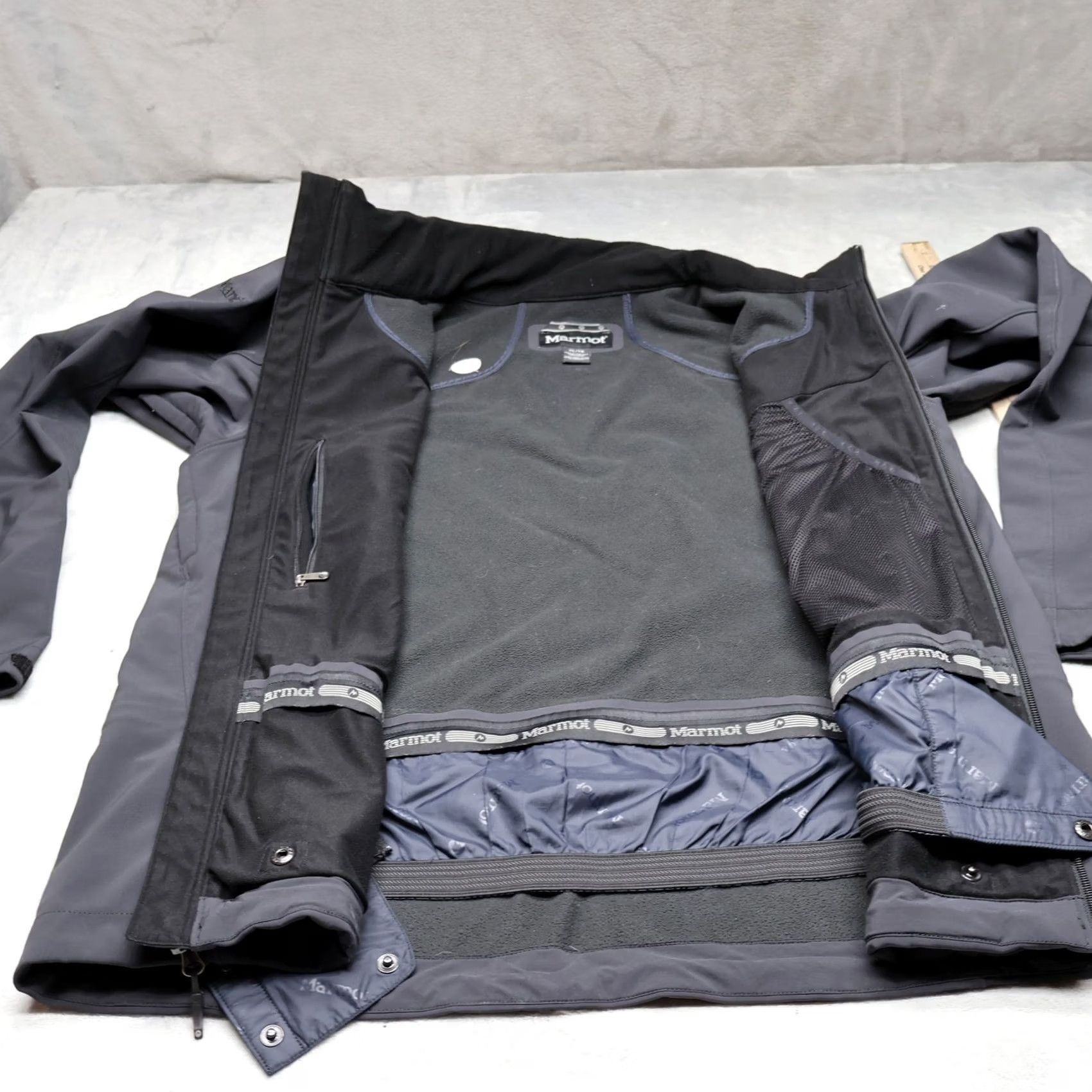 Marmot Marmot Jacket Mens XL Black Softshell Full Zip Fleece Lined Wind Rain Ski Hiking Size US XL / EU 56 / 4 - 5 Thumbnail