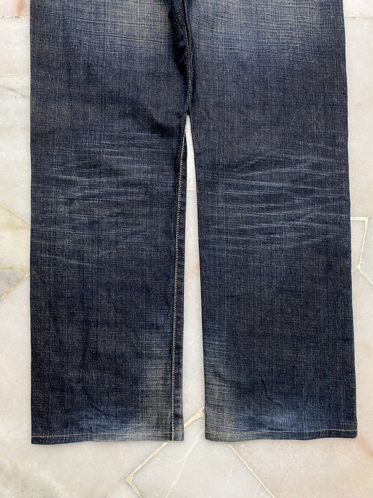 If Six Was Nine 💥Baggy💥Vintage 90s Gl Heart Stone Wash Distress Jean Size US 34 / EU 50 - 12 Thumbnail
