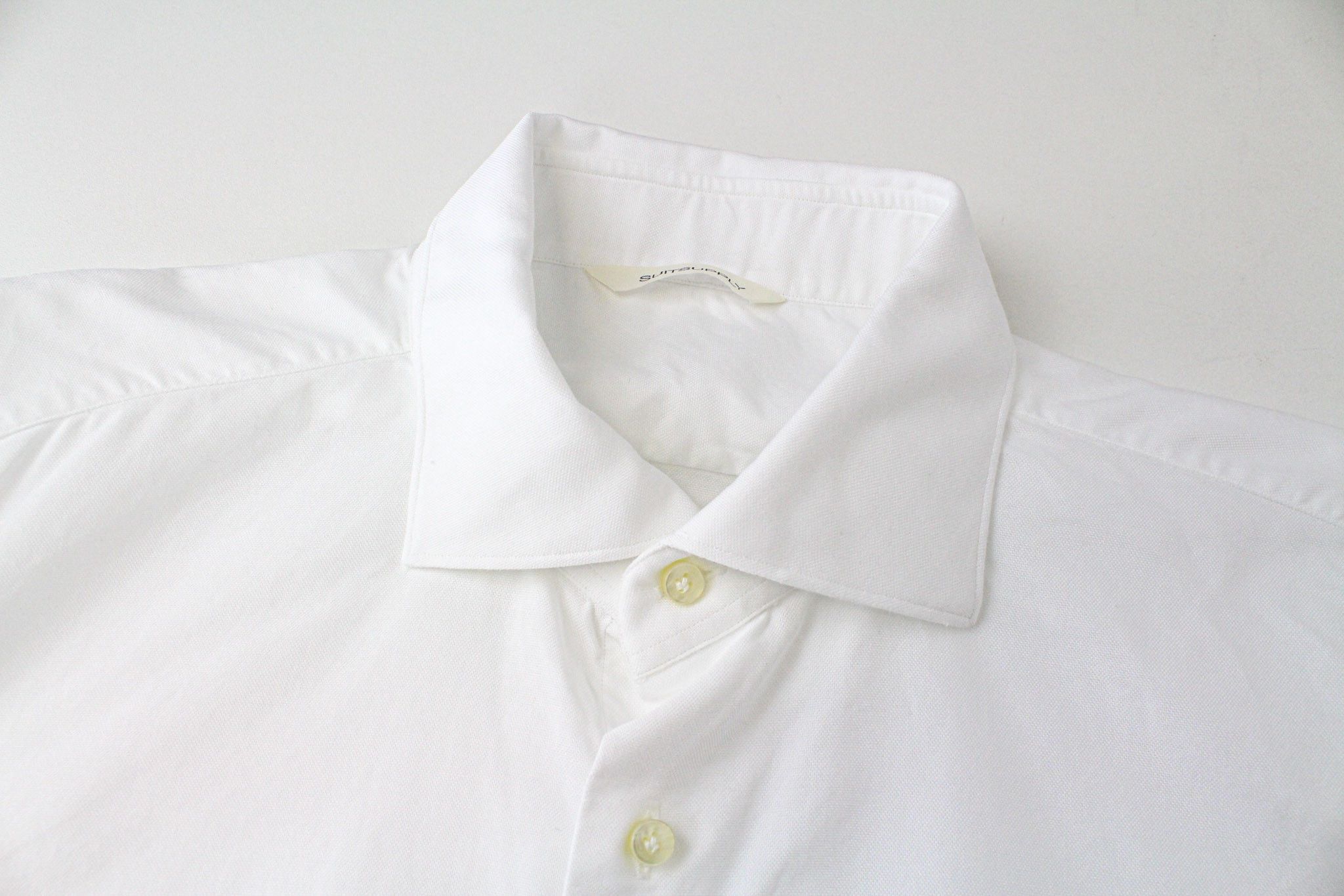 Suitsupply ~M Slim White Cotton Twill 72150 Size US M / EU 48-50 / 2 - 3 Thumbnail