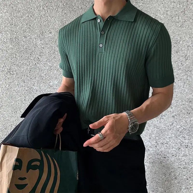 Vintage Streetwear Summer Retro Knit T-Shirt Size US L / EU 52-54 / 3 - 1 Thumbnail