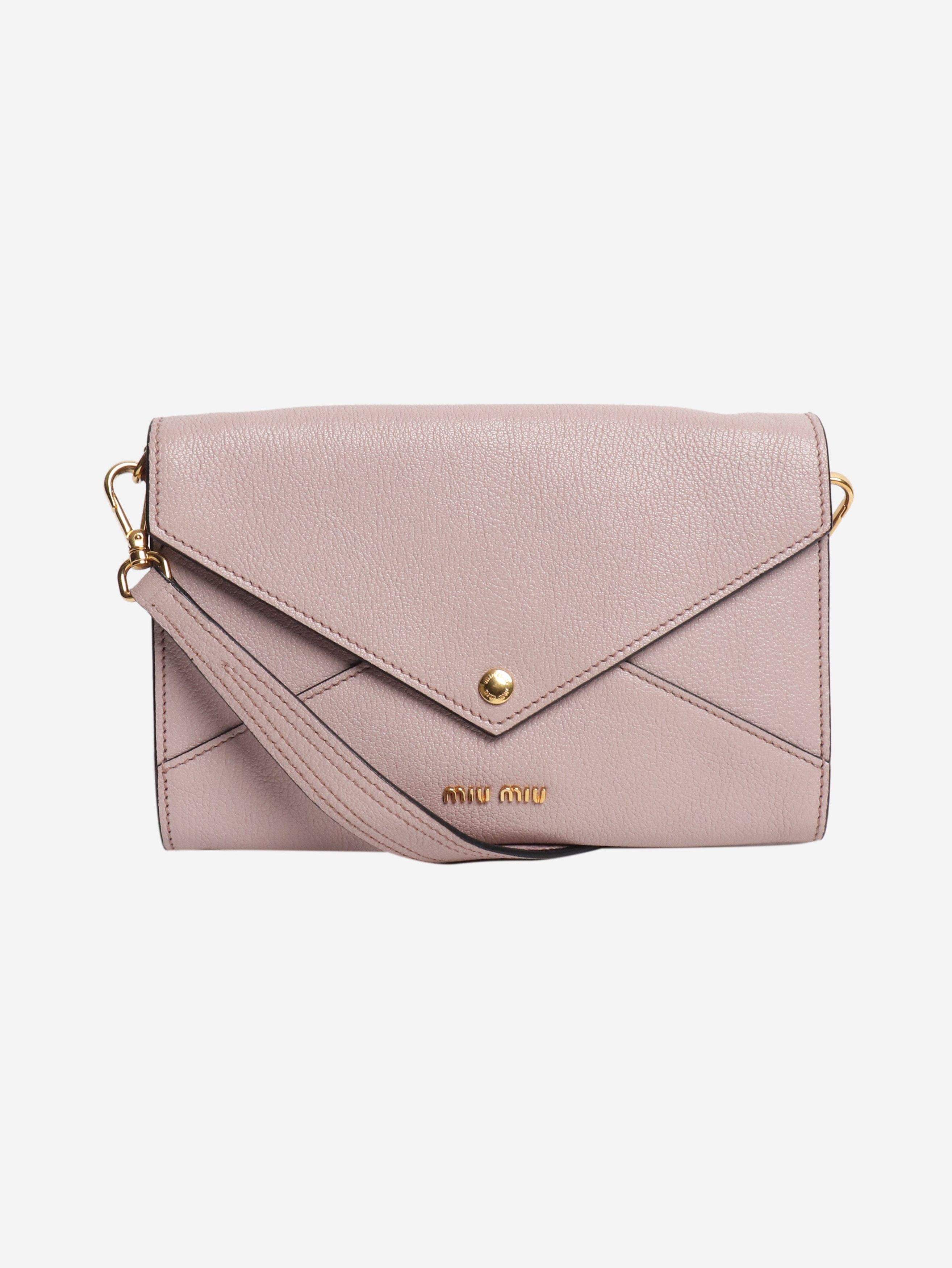 Miu Miu Dusty pink Madras envelope shoulder bag Size ONE SIZE - 1 Thumbnail