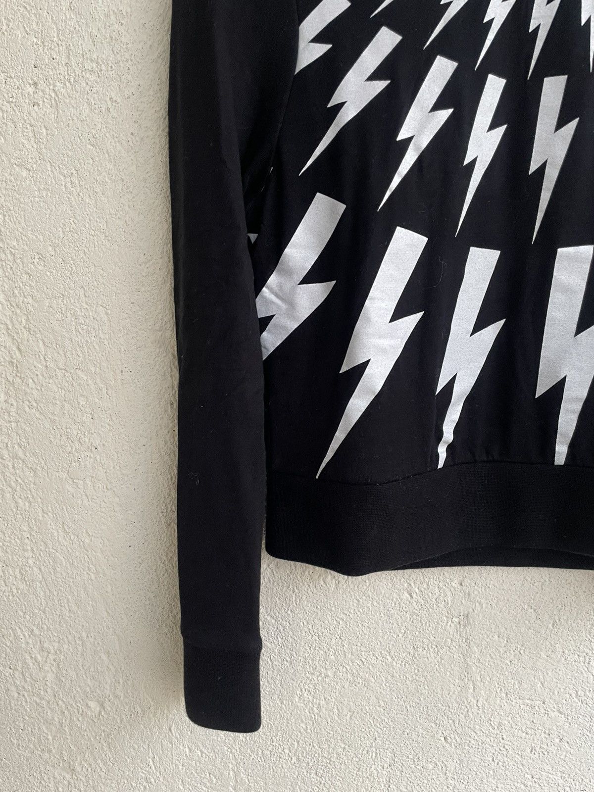 Maison Margiela 2000s Neil Barrett Lightning Bolt Print Cropped Y2K Hysteric Size S / US 4 / IT 40 - 3 Thumbnail