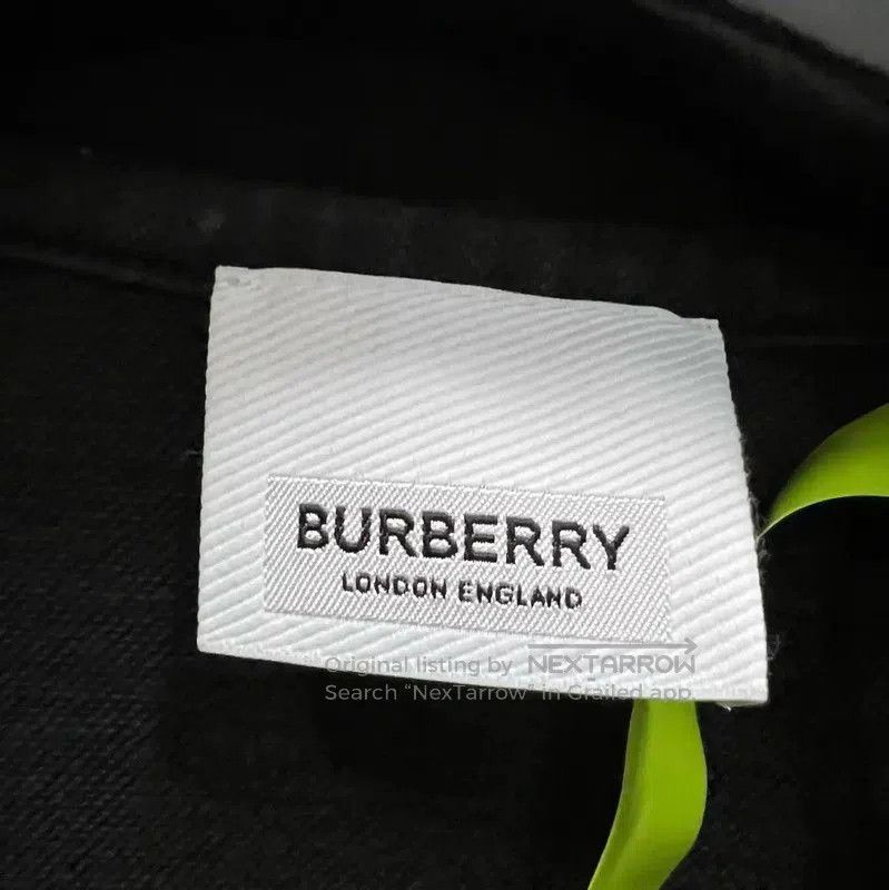 Burberry Burberry Black Cotton Short Sleeve T-Shirt. Size M / US 6-8 / IT 42-44 - 4 Thumbnail