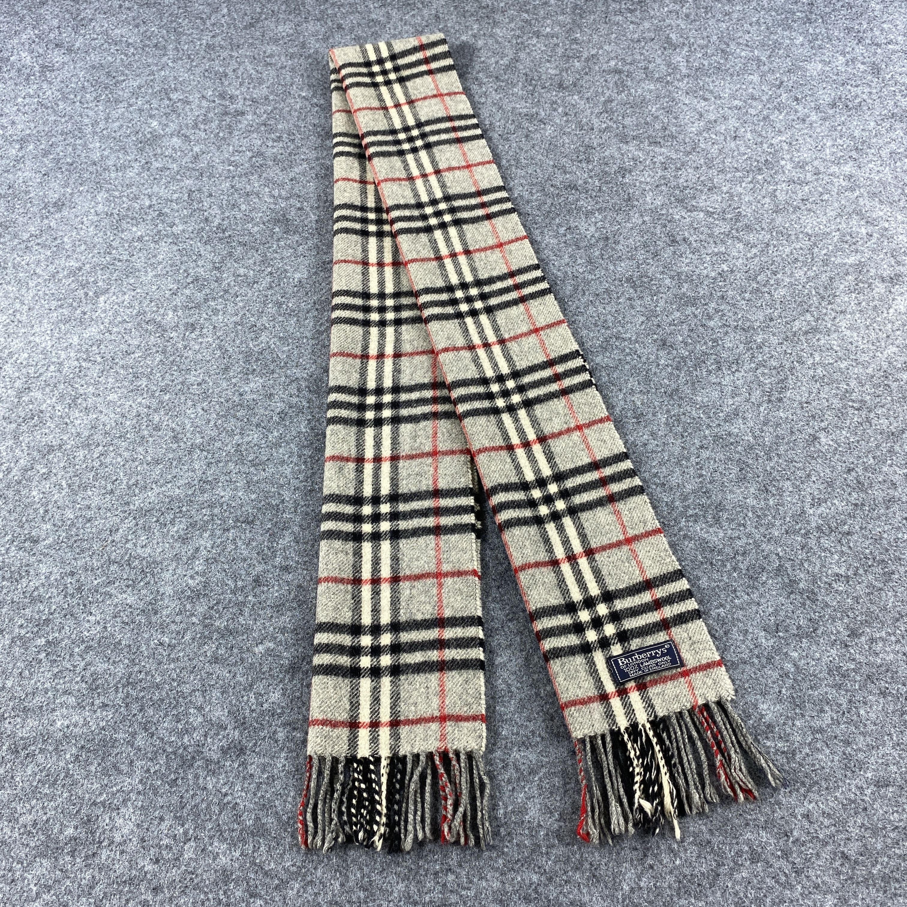 Burberry × Vintage GF10386 Burberry Scarf Neck Wear Muffler Nova Check Size ONE SIZE - 1 Thumbnail