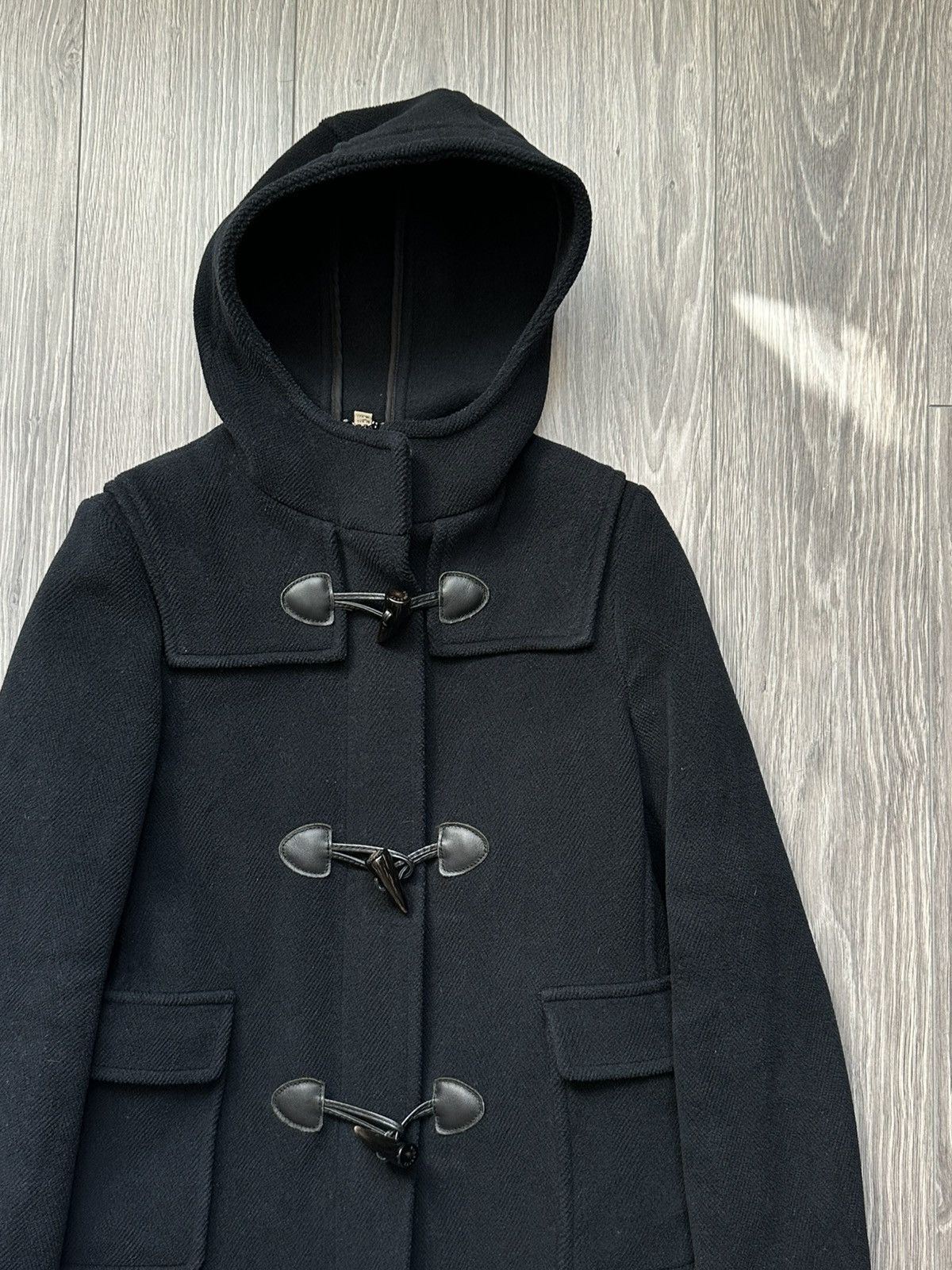 Burberry Burberry Classic Wool Womens Hooded Duffle Coat Size S / US 4 / IT 40 - 3 Thumbnail