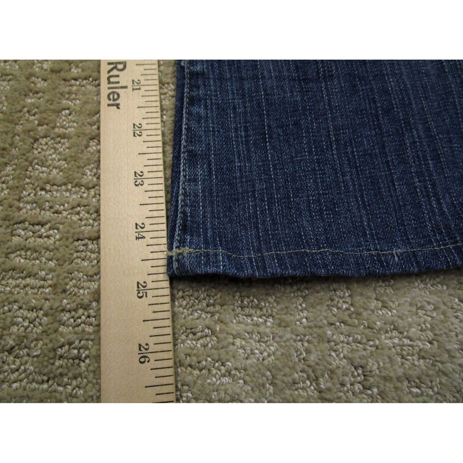 Vintage Rock & Republic Jeans Women 26P Blue Bootcut Low Rise Petite Denim 5-Pocket Logo Dark Wash Denim Jeans Womens Size 26" / US 2 / IT 38 - 7 Thumbnail