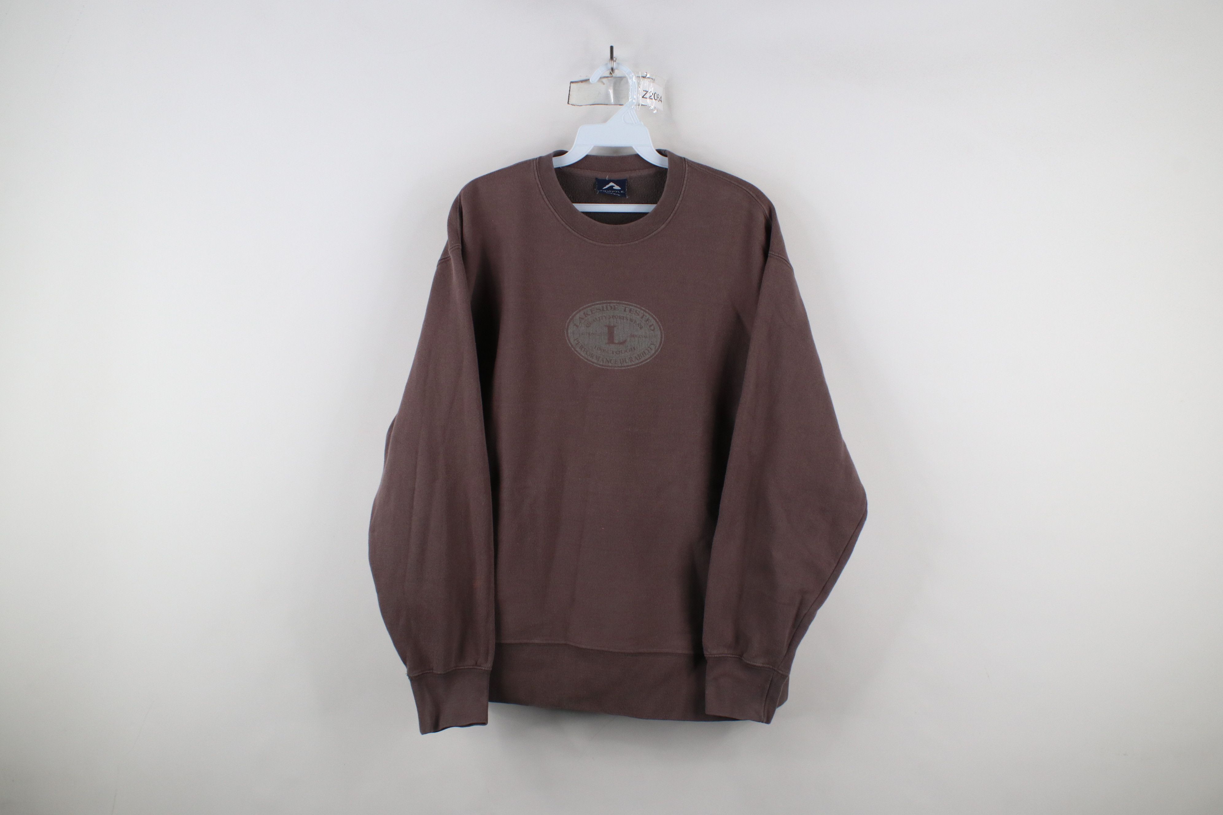 Vintage Vintage 90s Streetwear Pigment Stonewash Lakeside Sweatshirt Size US M / EU 48-50 / 2 - 1 Thumbnail