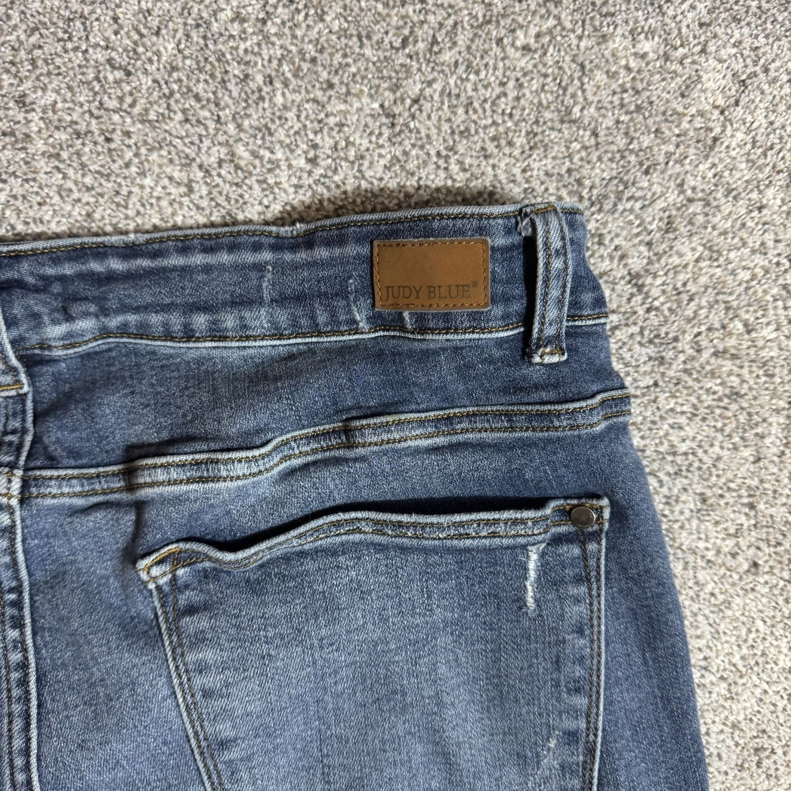 Judy Blue Judy Blue Jeans Womens Plus 22W Distressed Skinny Streetwear Size 39" - 11 Thumbnail