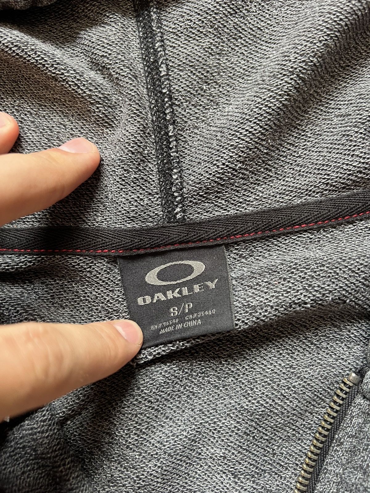 Oakley Oakley Zip Up Sweater Hoodie Grey Rare Size US S / EU 44-46 / 1 - 7 Thumbnail