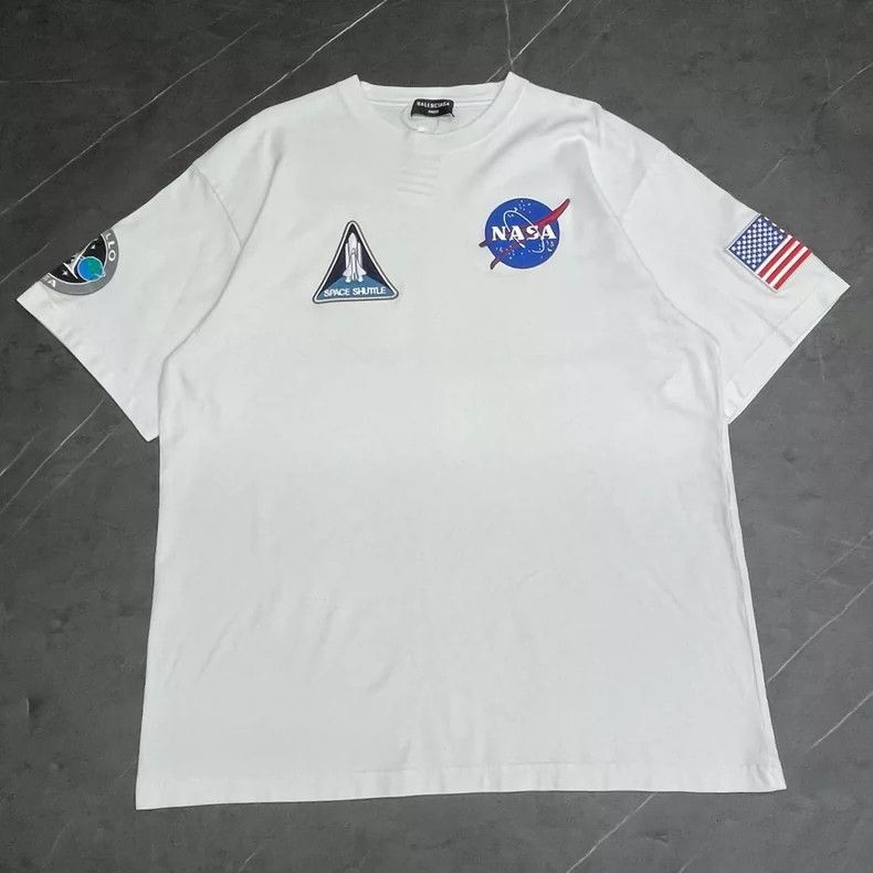 Balenciaga Balenciaga NASA Collaboration Short Sleeve - dmc Size US S / EU 44-46 / 1 - 1 Thumbnail